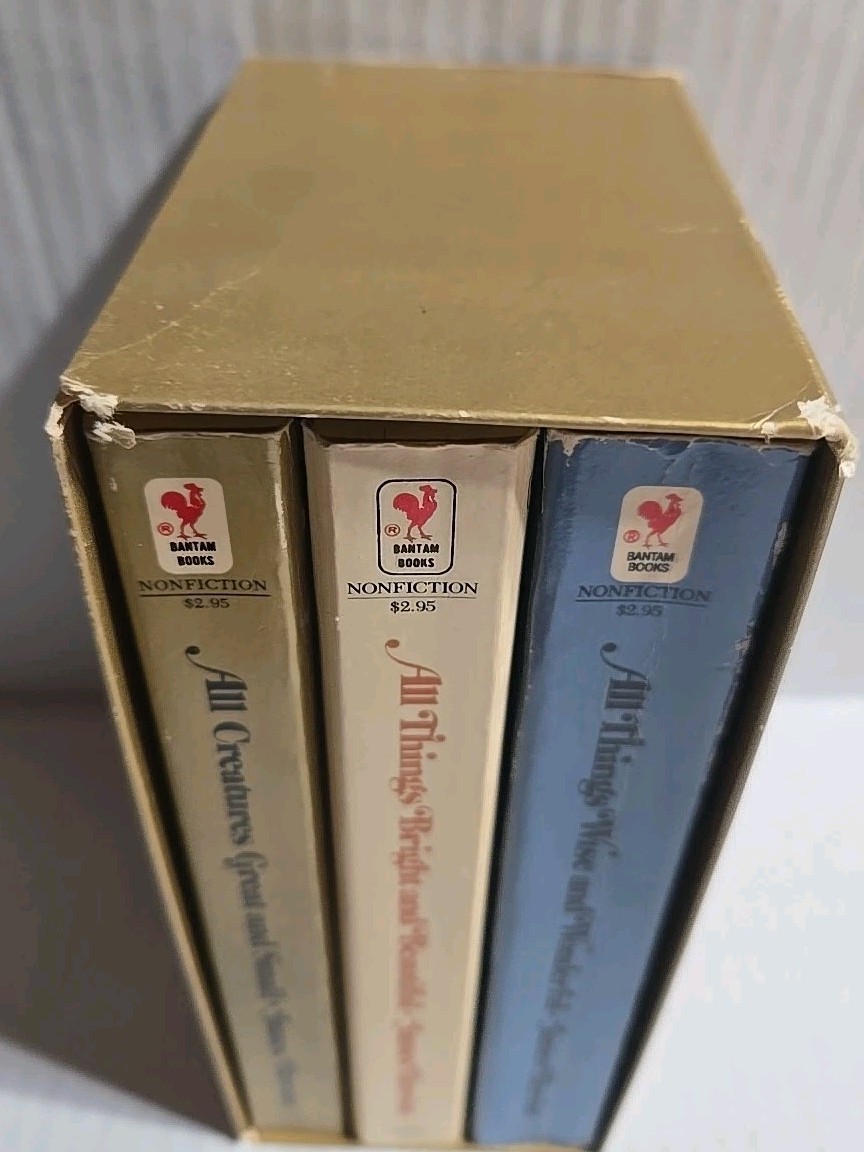 JAMES HERRIOT: All Three Lovable Bestsellers. Boxed Set Appr. 7″ x 4.5″ x 3.25″