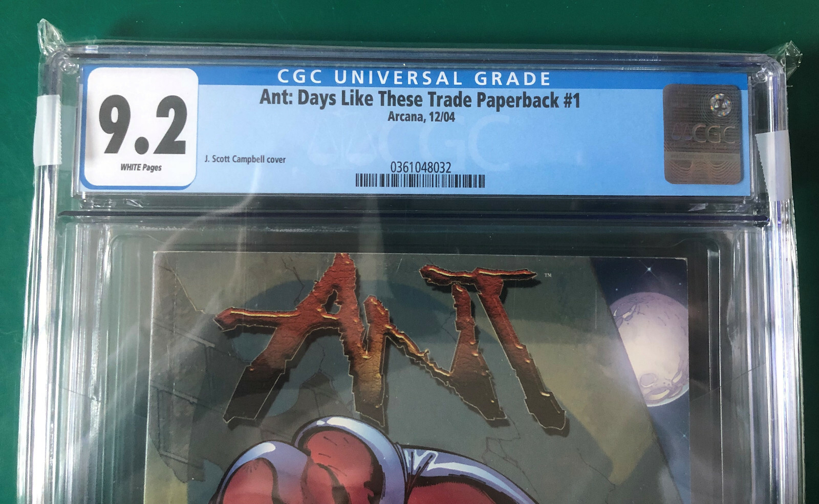 Ant: Days Like These Trade Paperback #1( 12/2004) – graded 9.2 by CGC- Arcana