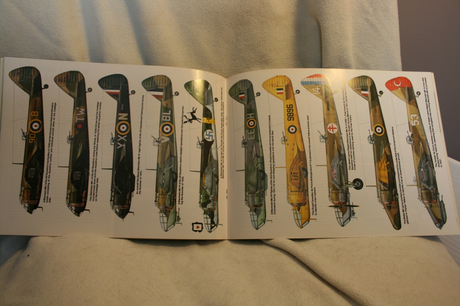 Bristol Blenheim Squadron Signal book # 1088 Good Condition