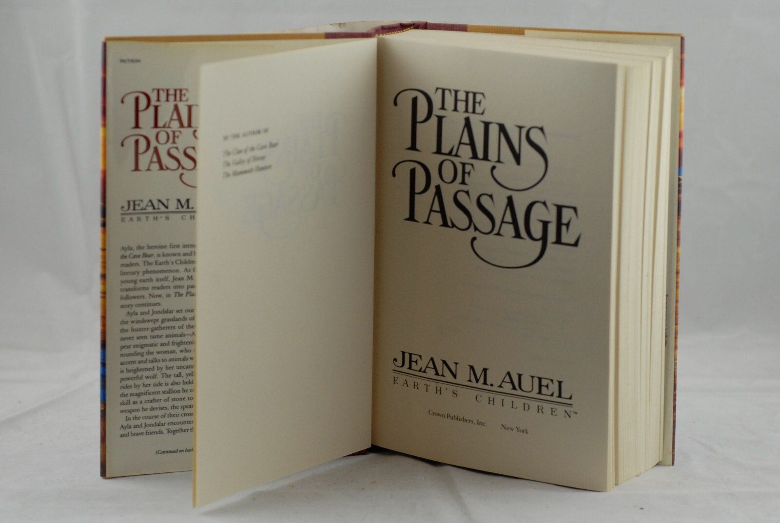 Earth’s Children Ser.: The Plains of Passage by Jean M. Auel (1990, Hardcover)