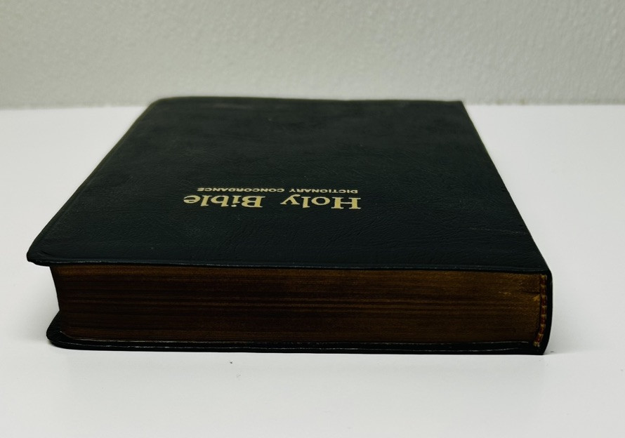 Vintage Black 175 Nelson Special Gift Bible KJV King James Version Red Letter