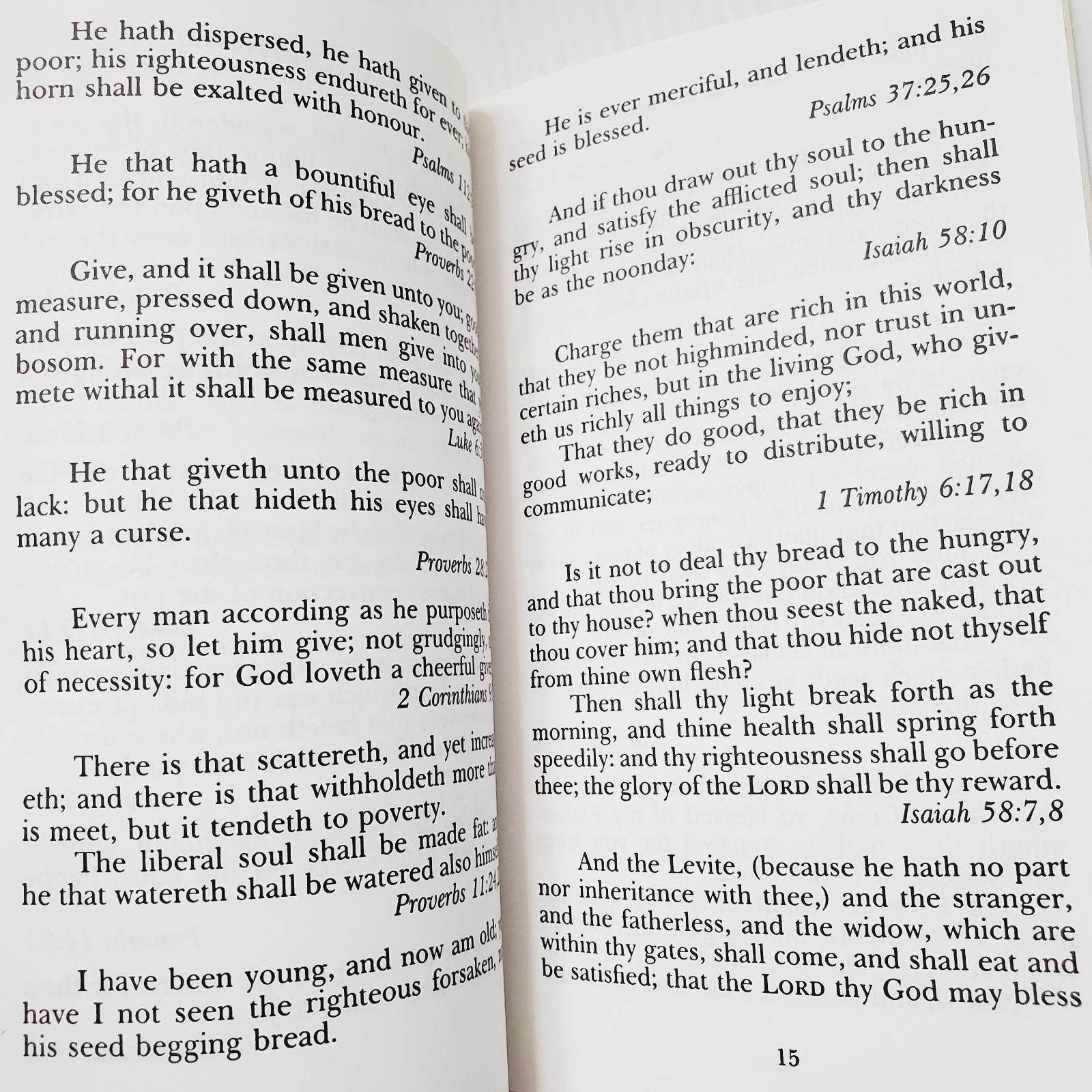 The Bible Promise Book Christian Faith Religion Soft Cover Leather