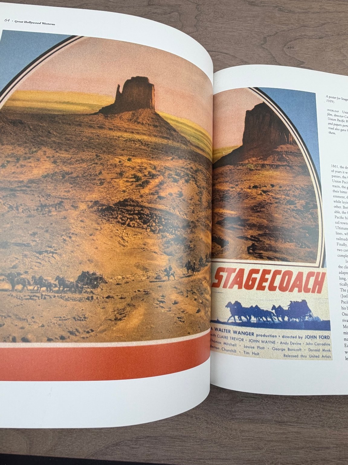 Great Hollywood Westerns Ted Sennett 1992 Film History Coffee Table Book Abrams