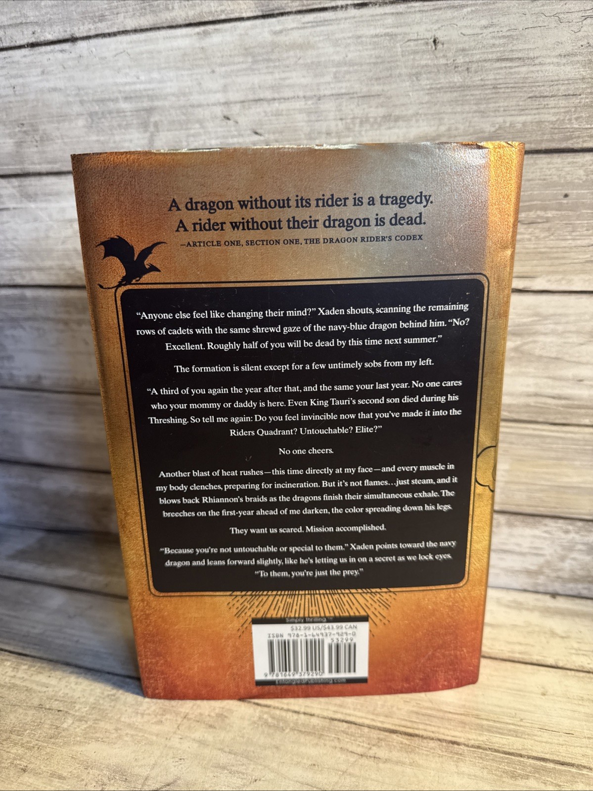 New! Fourth Wing By Rebecca Yaros Wing and Claw Collection HB Sprayed Edges