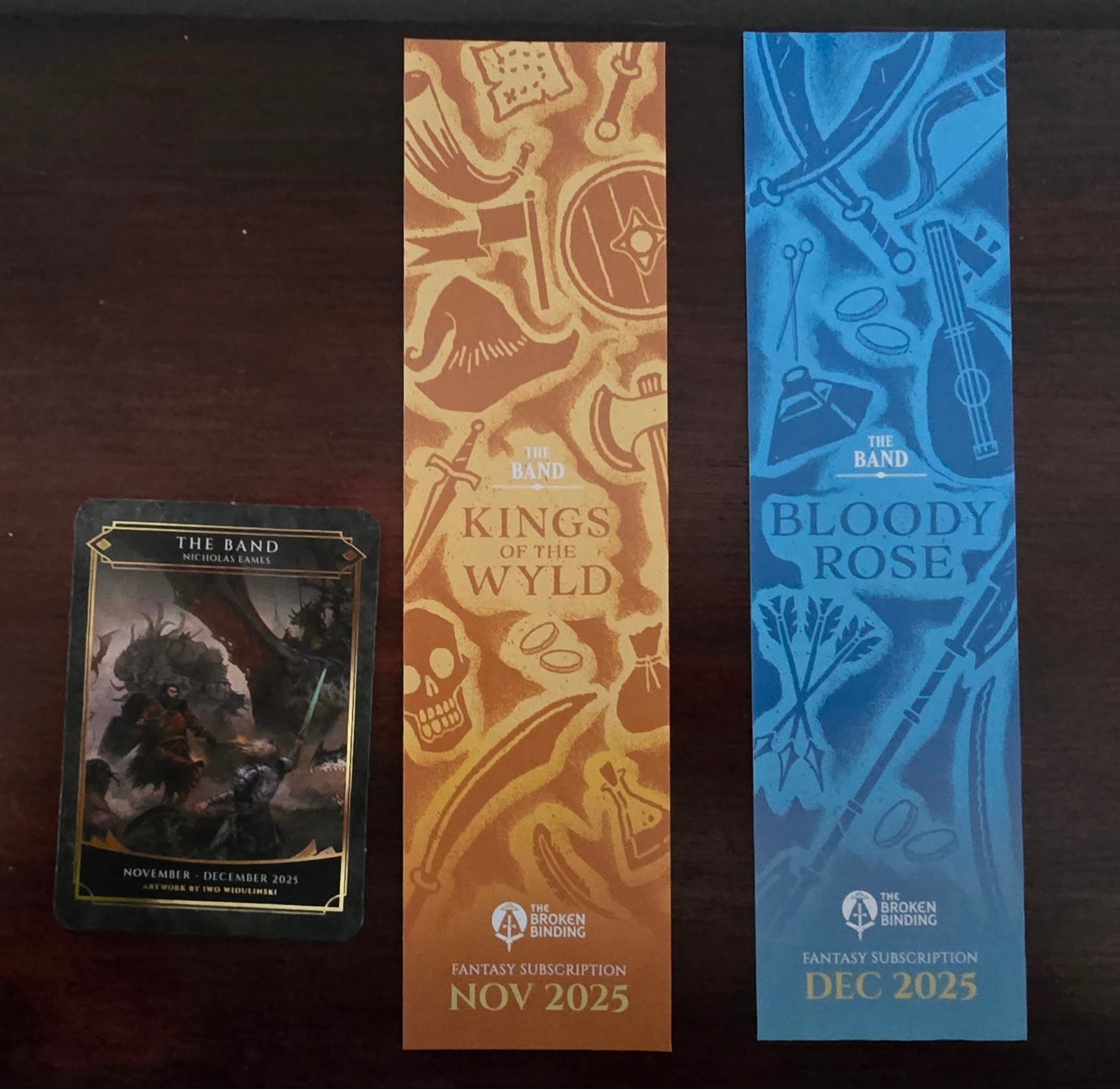Kings of the Wyld & Bloody Rose – Nicholas Eames Broken Binding Tier 2 w/Extras