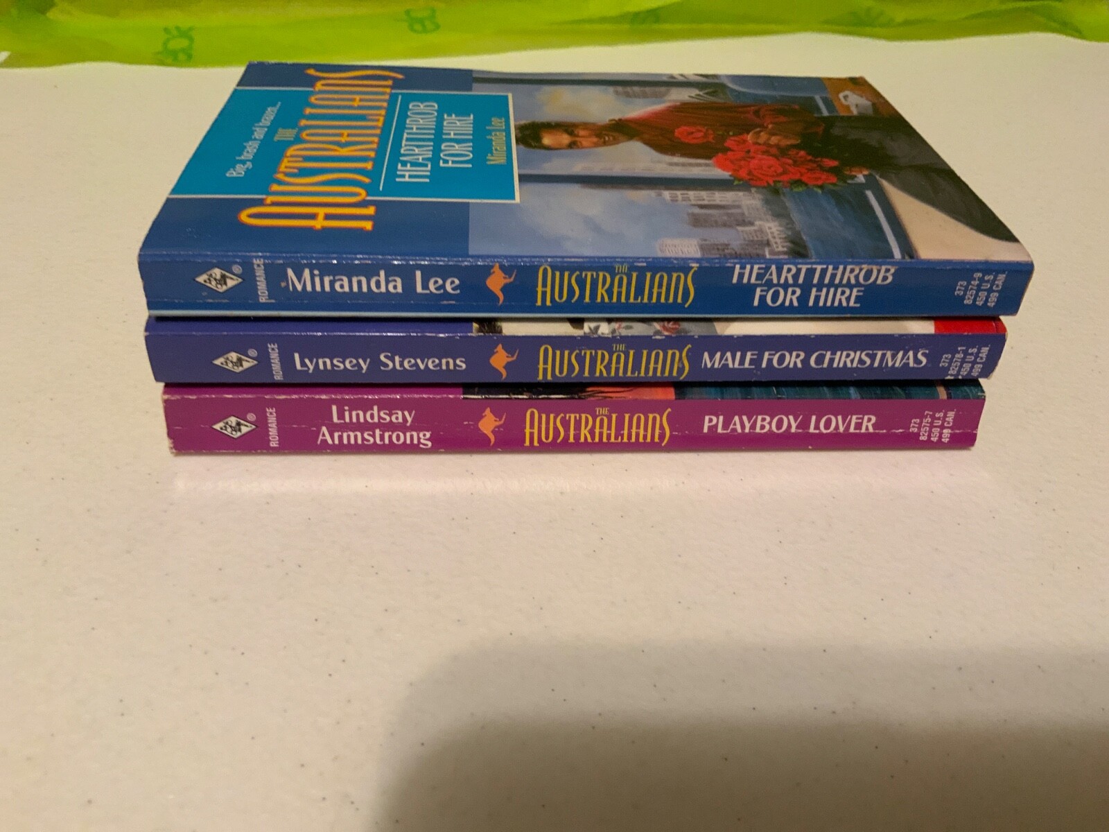 LOT OF 4 Harlequin The Australians Romance Series Paperback Books