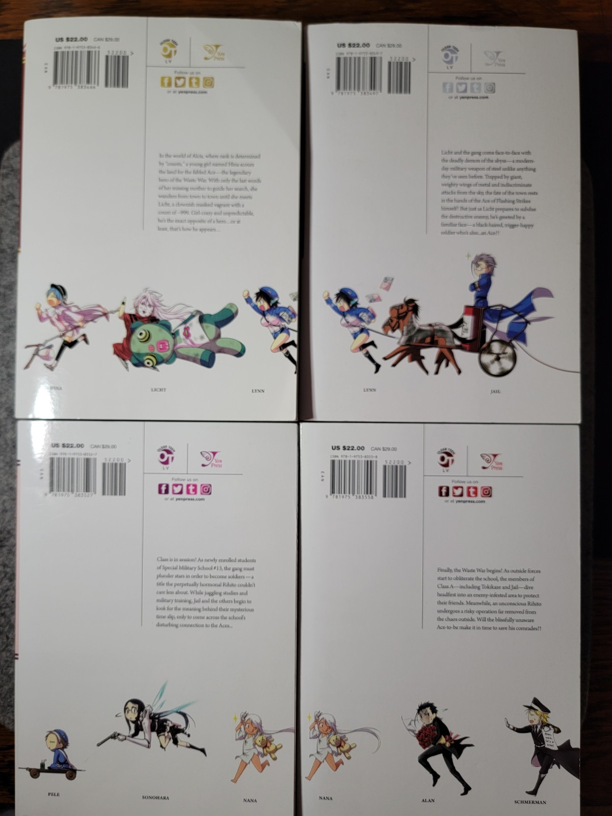 Plunderer Manga Vol. 1–11 English Set Complete Yen Press