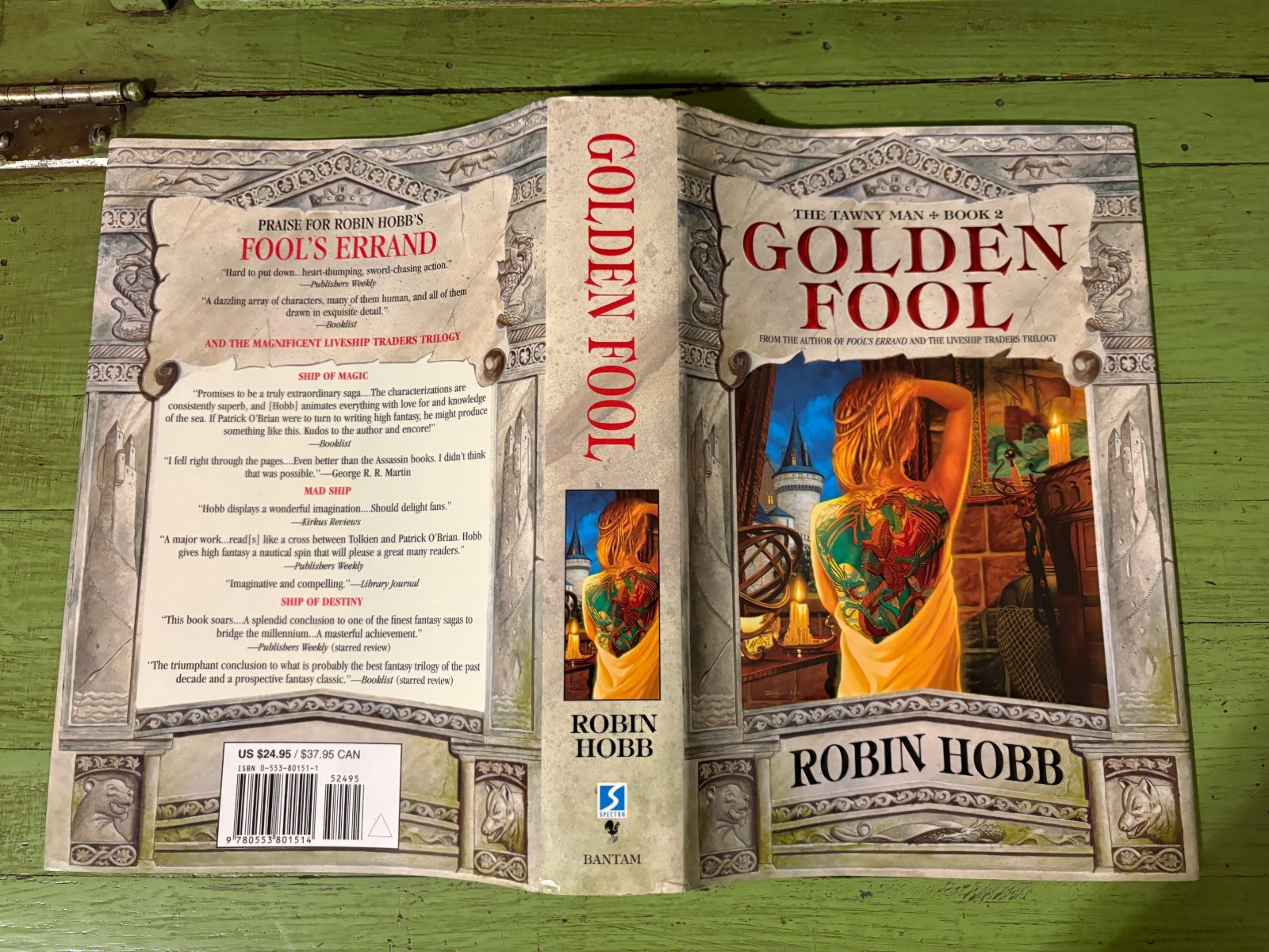 Robin Hobb Golden Fool Tawny Man Series #2 Hard Cover DJ Like New