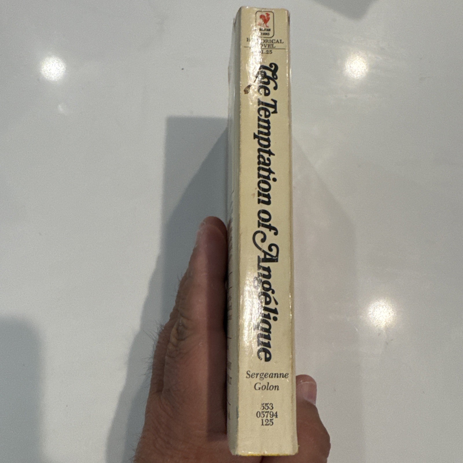 Temptation of Angelique (1971) By Sergeanne Golon, Historical Romance, Bantam