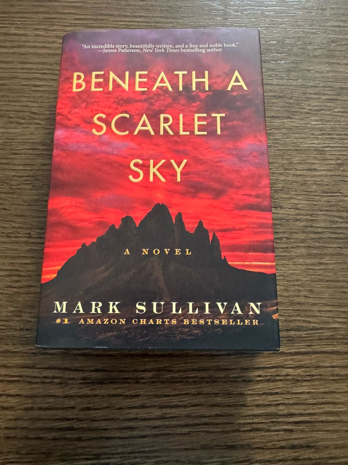 Beneath a Scarlet Sky : A Novel by Mark Sullivan (2018, Hardcover)