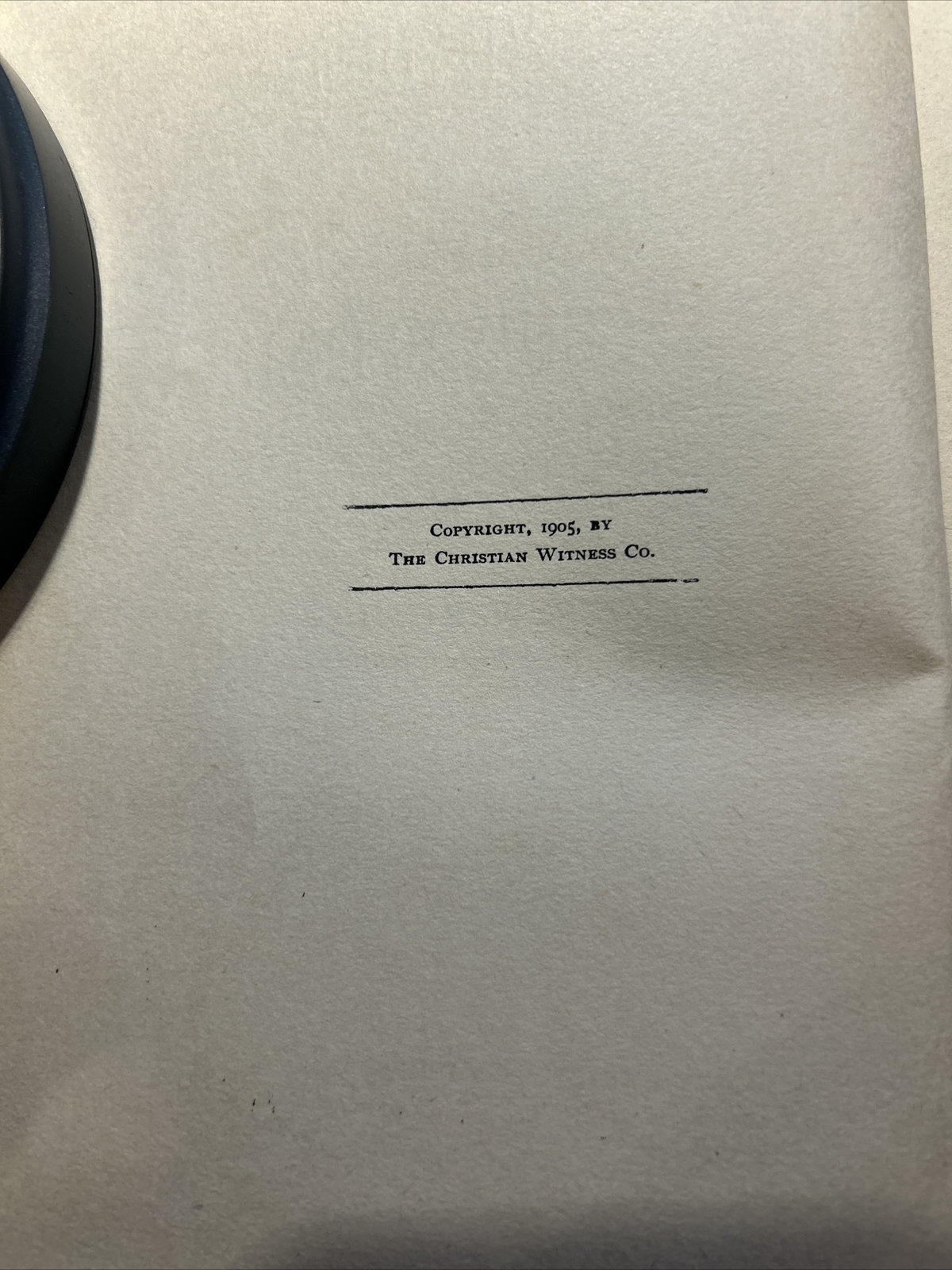 Bible Readings on the Second Blessing – C. W. Ruth – 1905 – 190 pages – Vintage