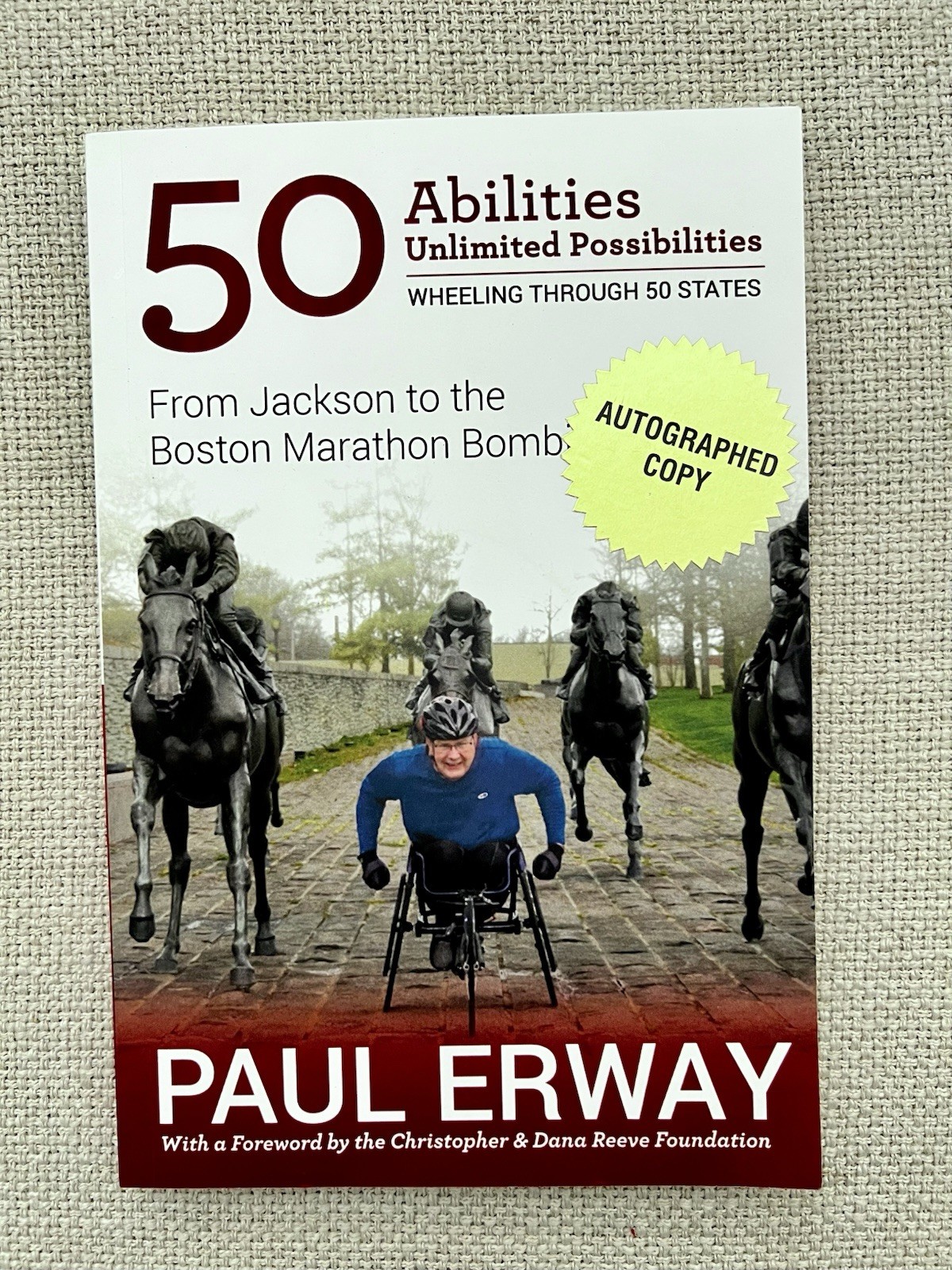 50 Abilities — Paul Erway — SIGNED — Wheeling Through 50 States (PB, 2017)