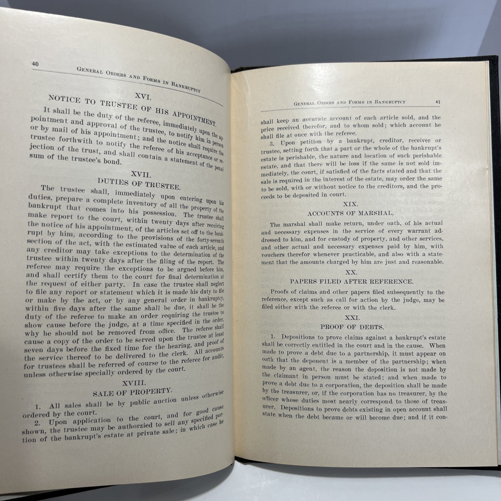 Antique Law Book: Rules of the of the United States District of South Dakota1914
