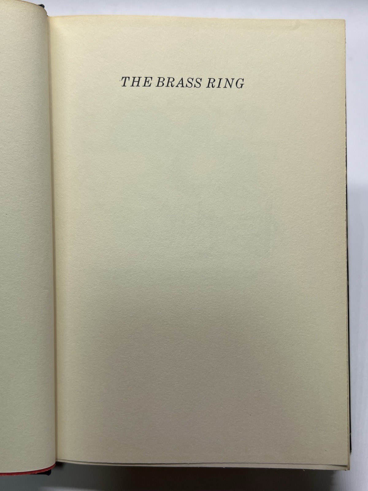 The Brass Ring A Sort of Memoir 1971 by Bill Mauldin Hardcover Dust Jacket ~MINT