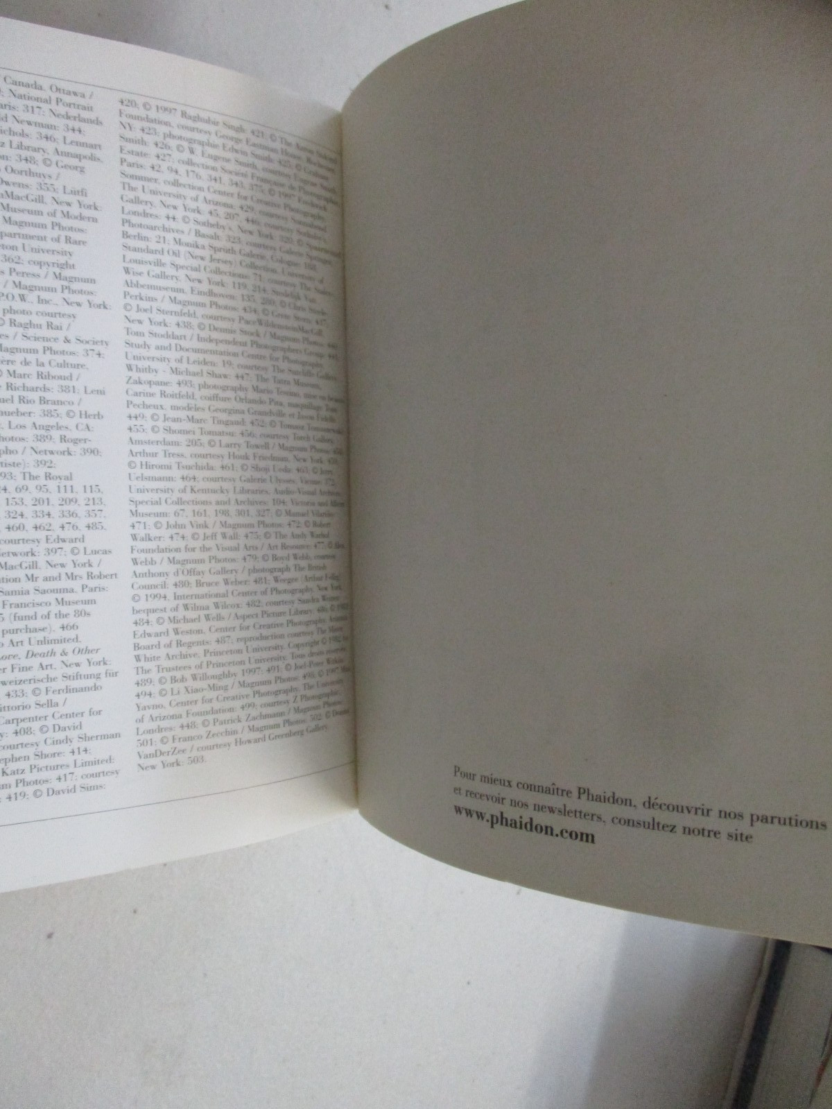 LE MUSEE DE LA PHOTO 2002 PHAIDON TRADE PAPERBACK FRENCH PHOTOGRAPHY ART BOOK