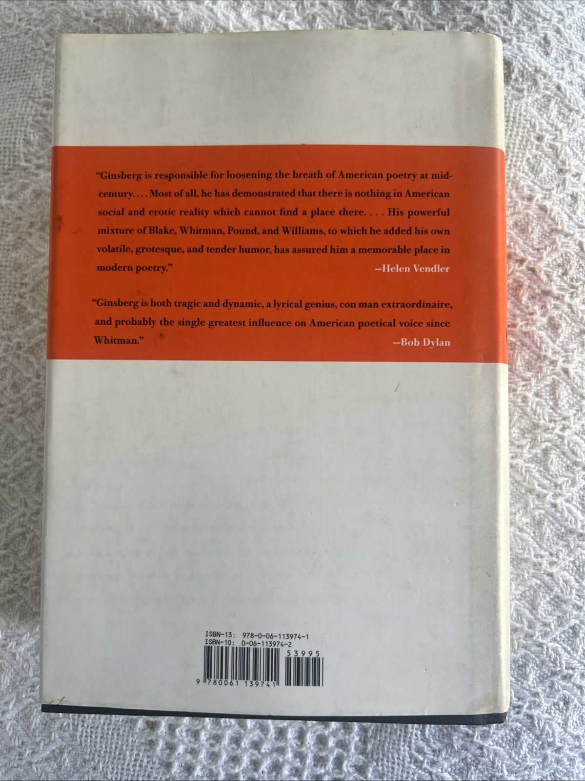 Collected Poems 1947-1997 by Allen Ginsberg Hardcover Book 2006 First Edition DJ