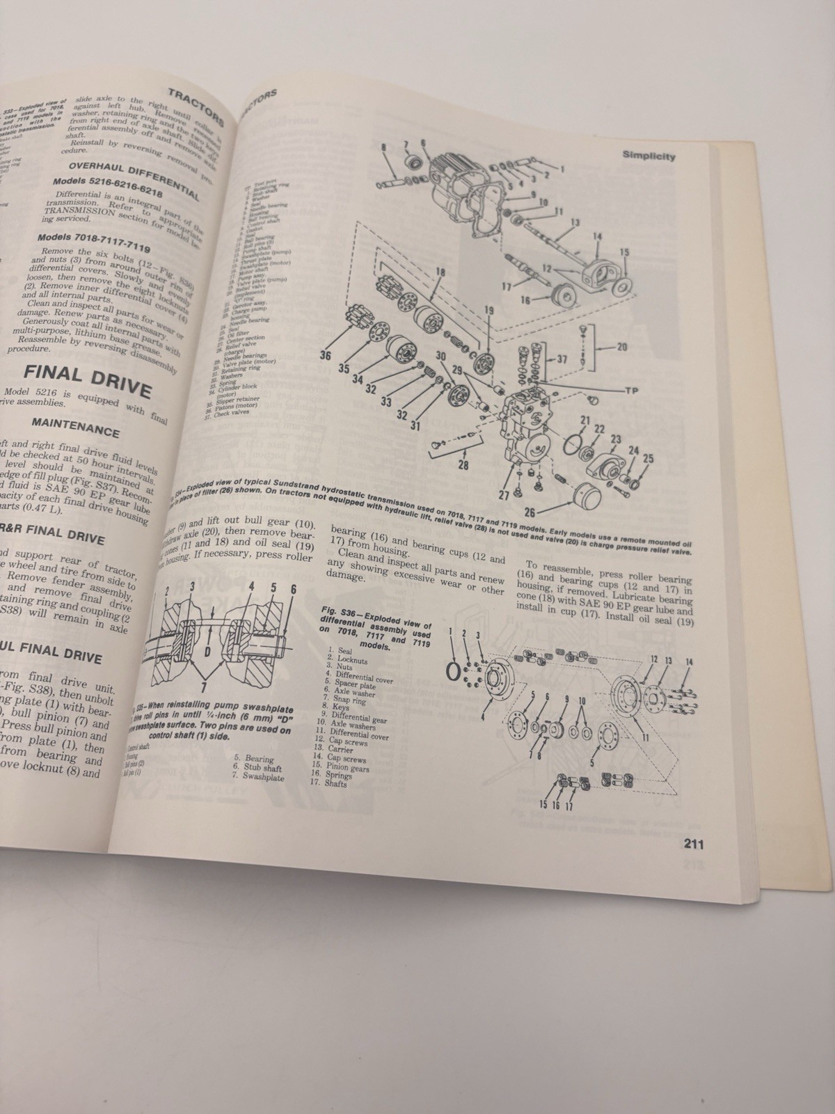 COMPACT TRACTOR SERVICE MANUAL TECHNICAL PUBLICATIONS BOOK VTG RARE
