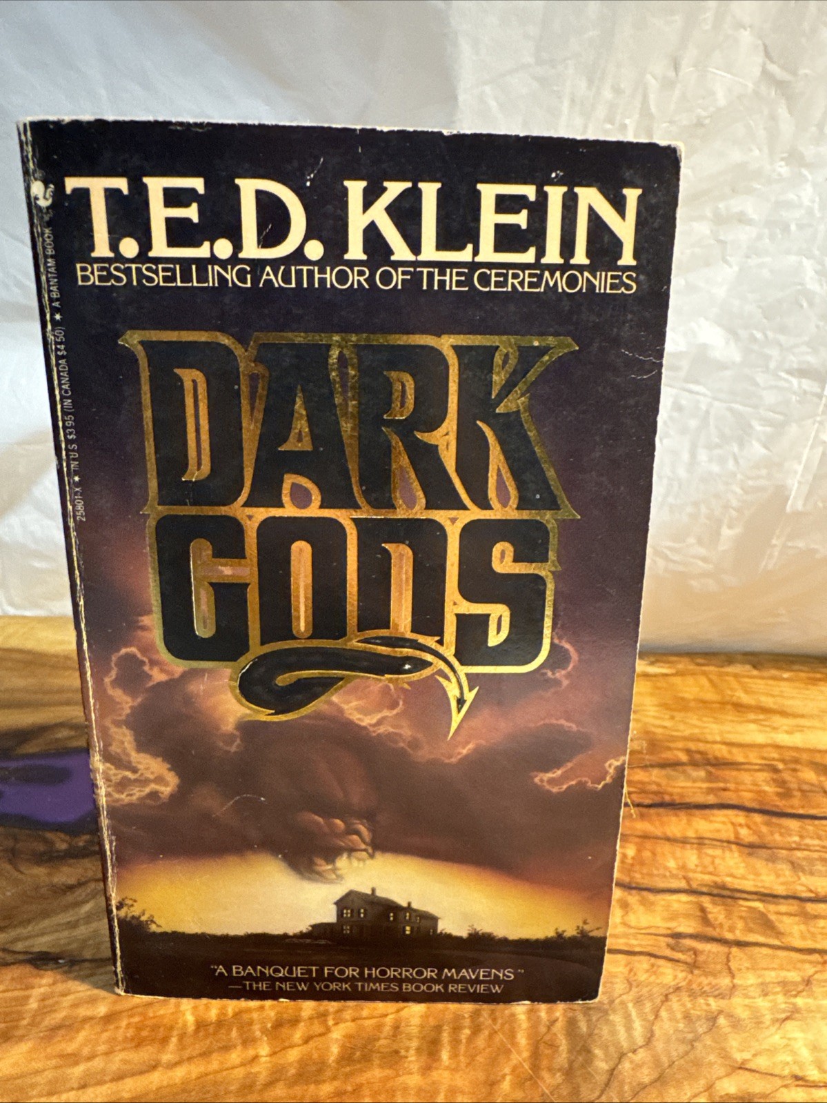 Dark Gods by T.E.D. Klein (1986 Bantam Edition) Vintage Horror Paperback Book