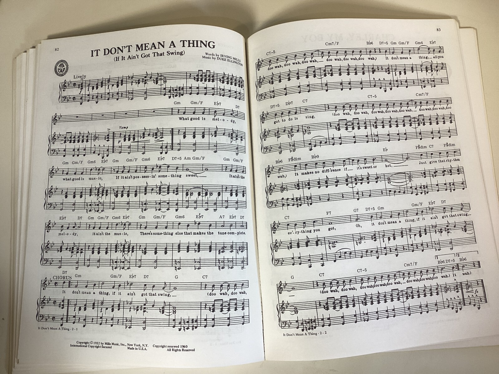 Songs Of Nostalgia Vocal Edition No 2 – Songbook 1978 – Sheet Music – 104 Pages