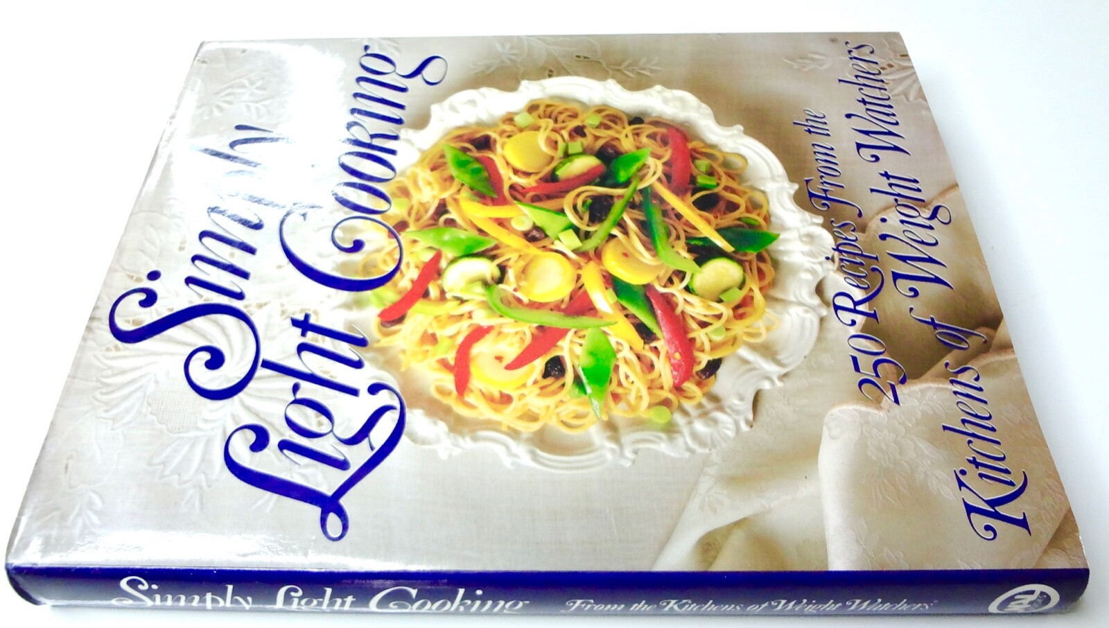 SIMPLY LIGHT COOKING Cookbook . FIRST 1st Edition 1992 . GREAT Condition
