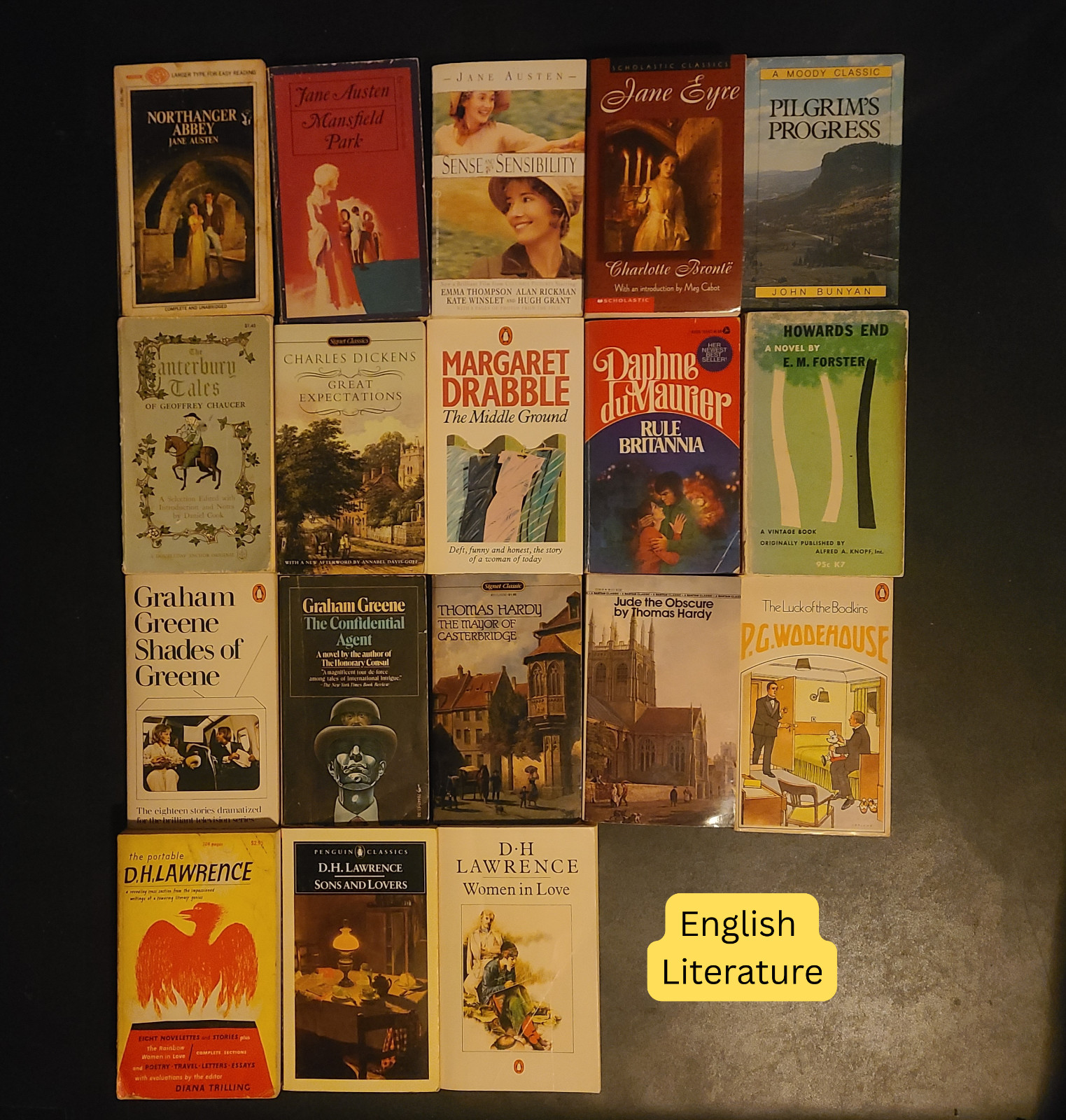Vintage Paperbacks PICK YOUR OWN Set of 10 Classic Literature Steinbeck Austen