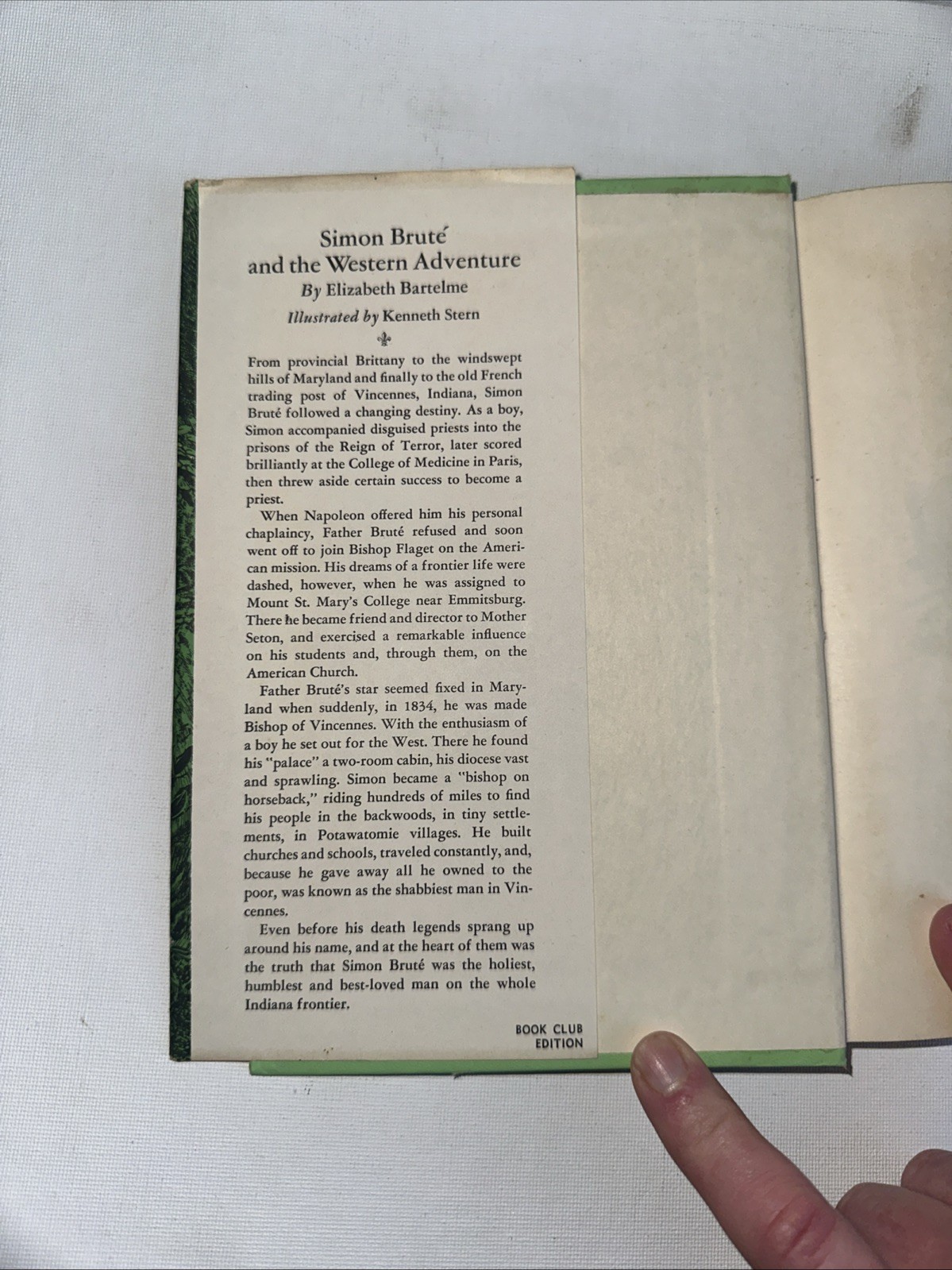 Simon Brute and the Western Adventure 1959 First Edition American Background