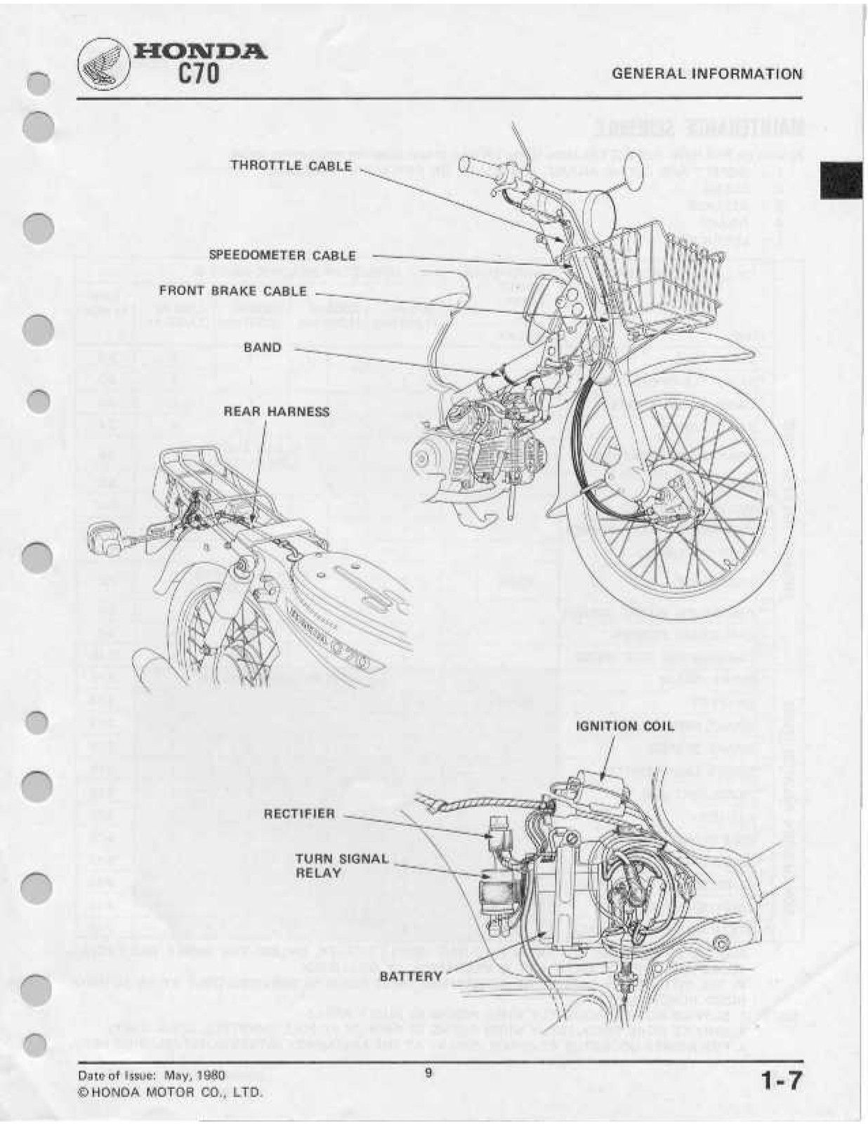 HONDA C70 Shop Manual 1980 Through 1982 1981, ROBUST BINDING – TOUGH COVERED