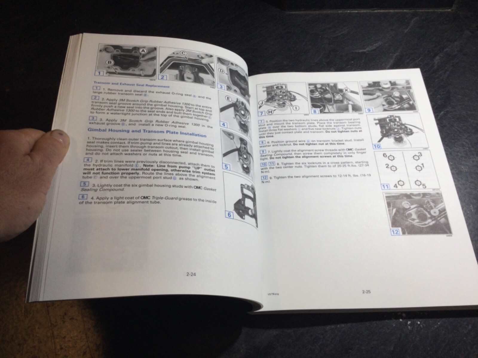1996 OMC Stern Drive NC Service Manual Set GM Ford 3.0L 4.3L 5.0L 5.7L 5.8L 7.4L