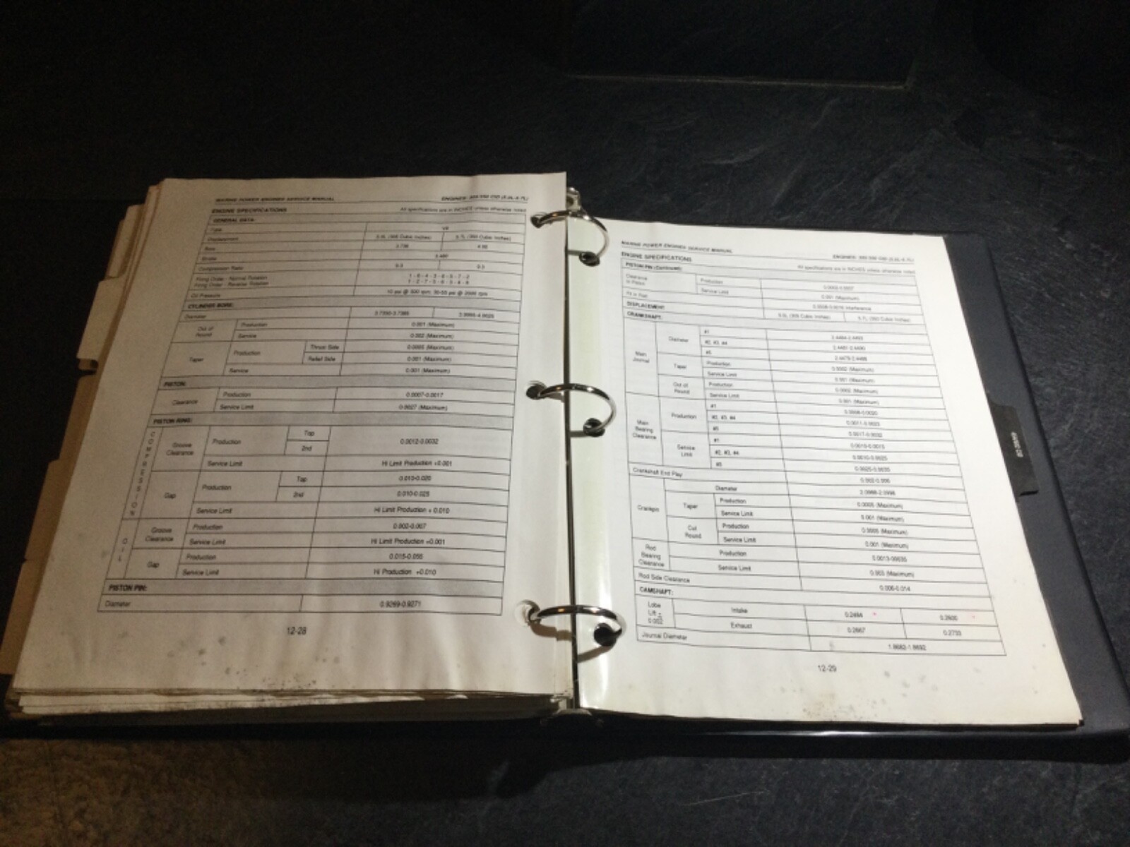1986-1992 Marine Power GM Engines Shop Manual 3.0L 4.1L 4.3L 5.0L 5.7L 7.4L 8.2L
