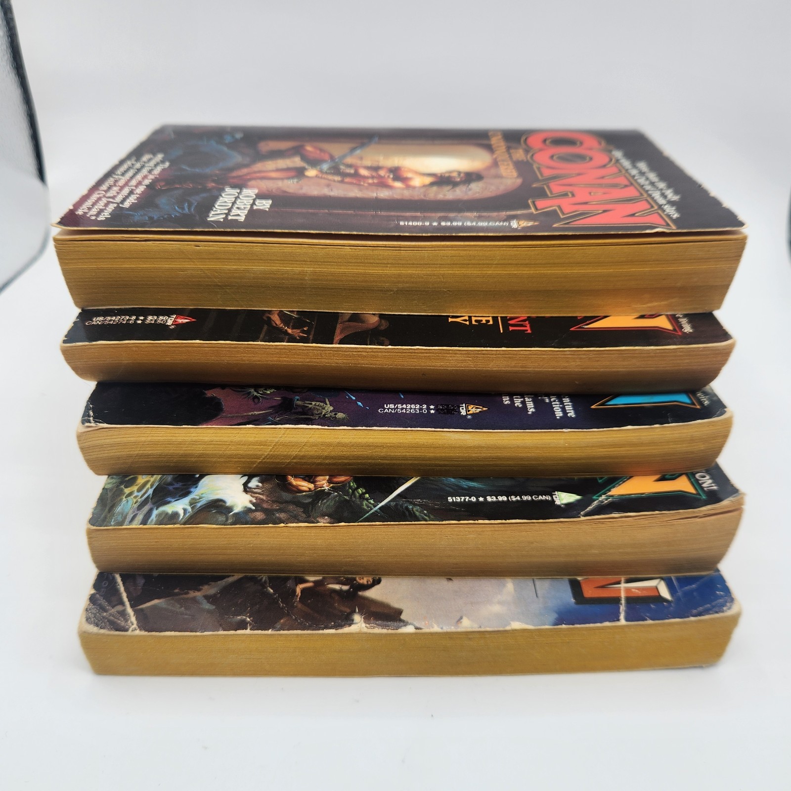 Lot Of 5 – Conan The Barbarian Trade Paperback Books PB Good Condition With Wear
