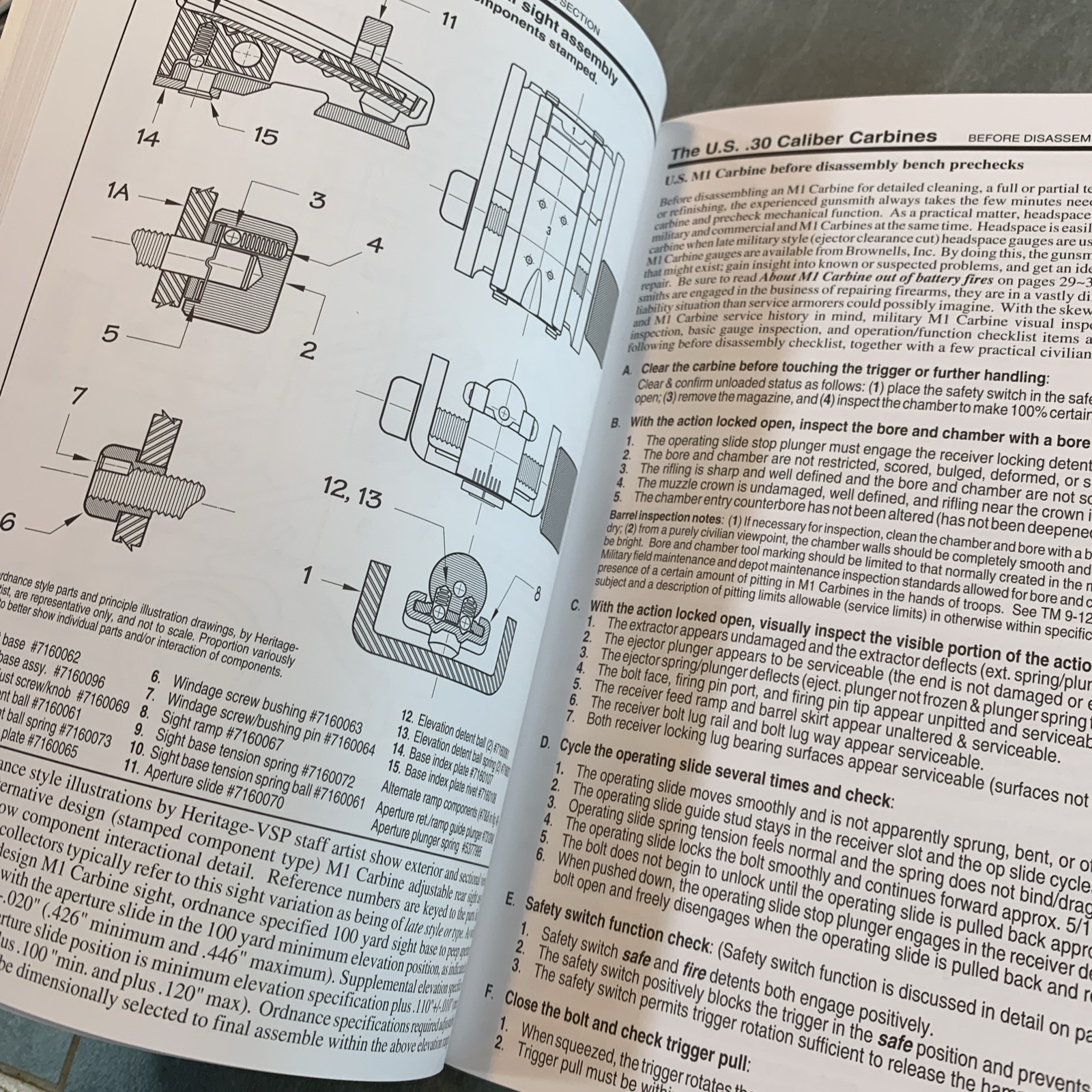 US .30 Caliber Gas Operated Carbines Shop Manual Jerry Kuhnhausen