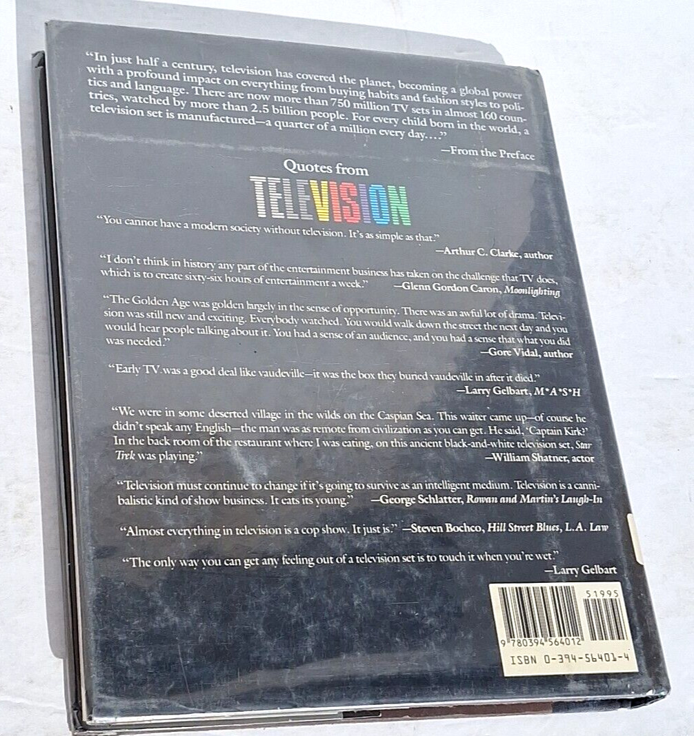 TELEVISION by Michael Winship 1988 Hardcover History Book Random House