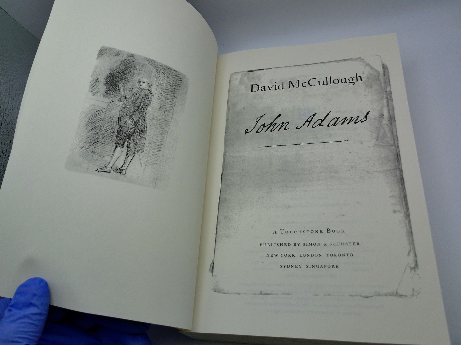 David McCullough John Adams Paperback Touchstone Biography 2002 Illustrated