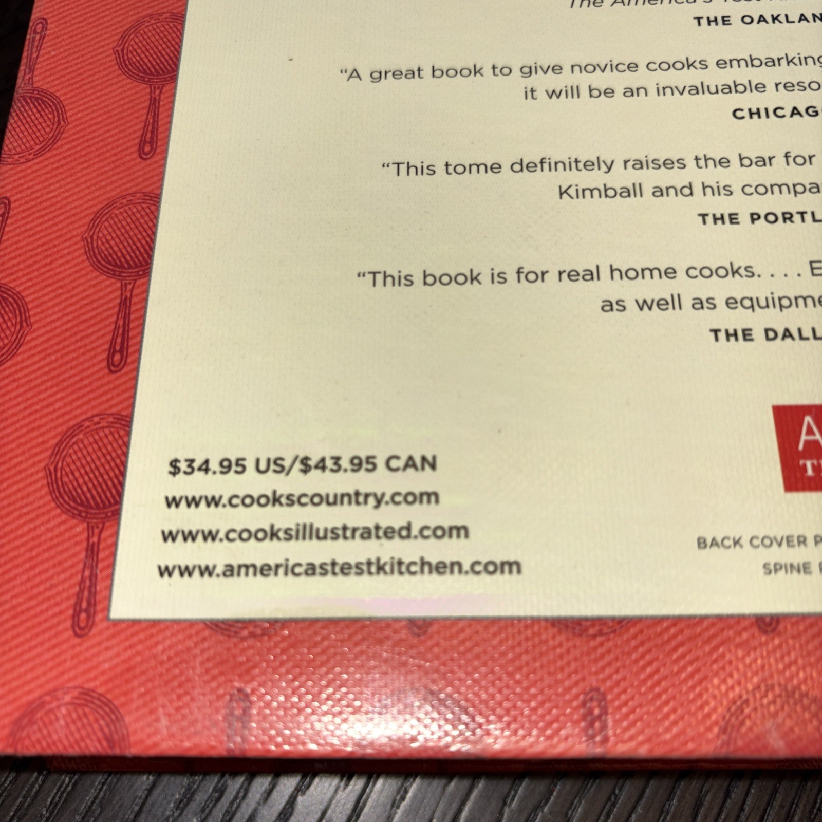 American’s Test Kitchen Family Cookbook Revisited Edition Hardcover