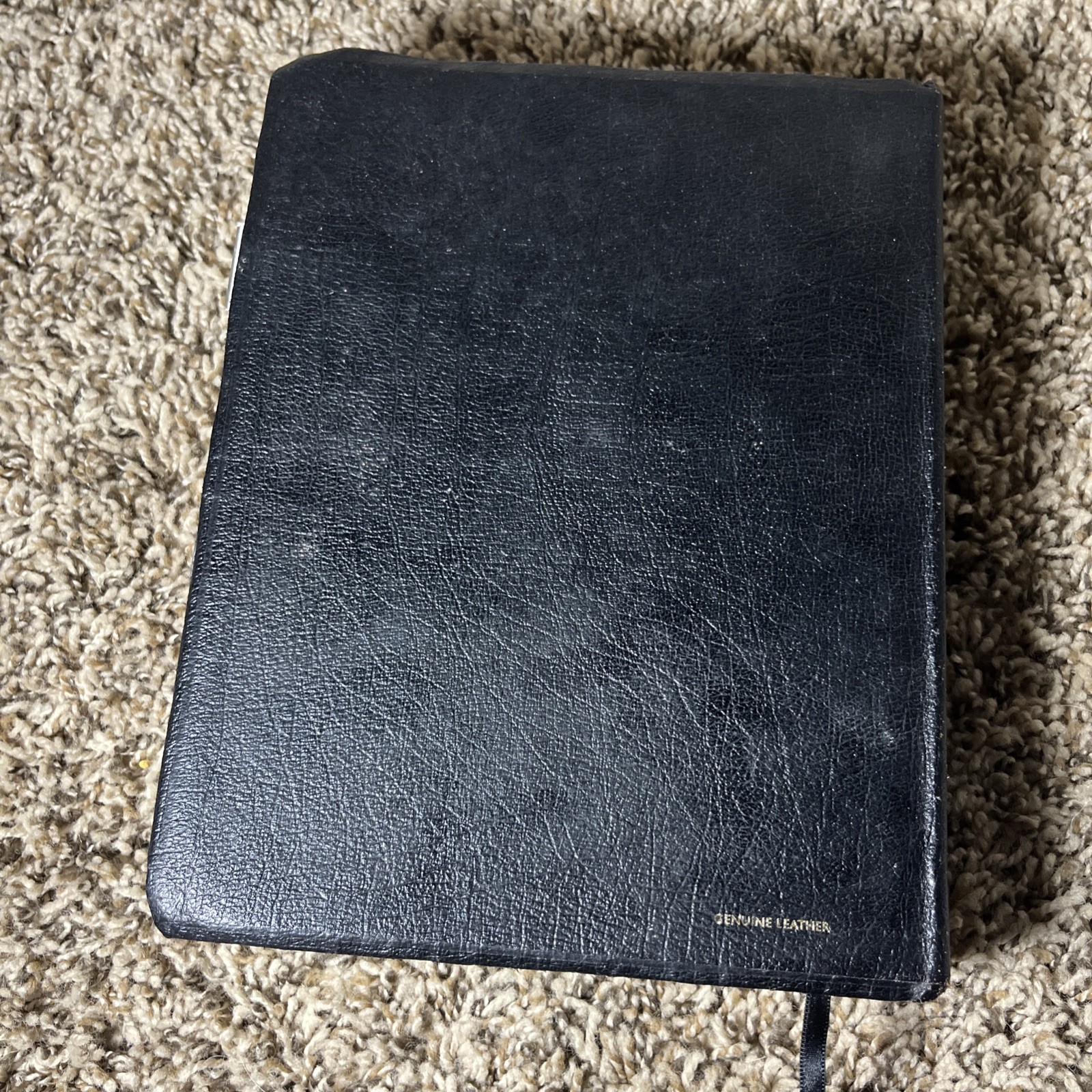 Hebrew-Greek Key Word Study Bible NASB Black Genuine Leather 2008 AMG