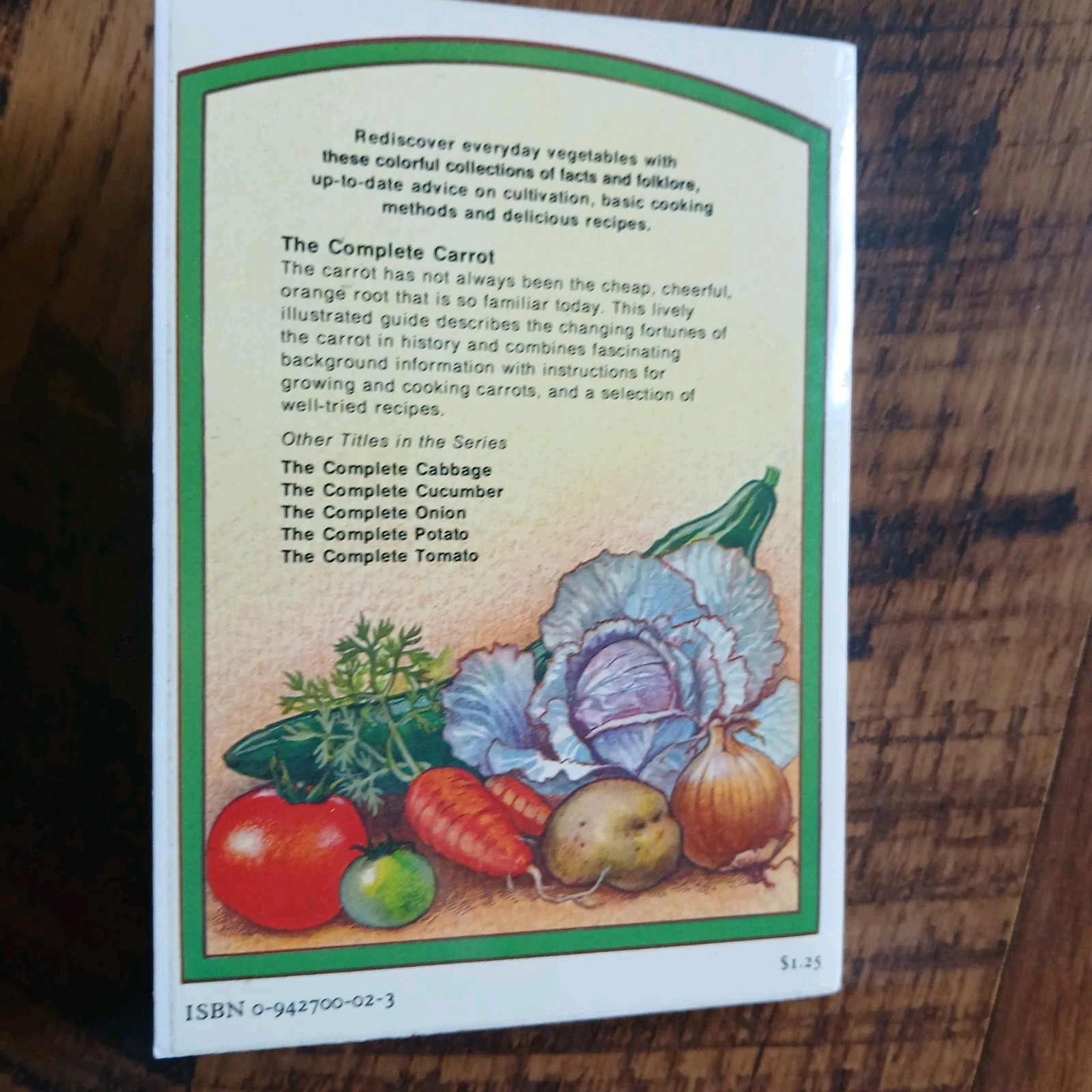 Set Of 4 The Complete Vegetable Caroline Francis 1981 Illust. Mini Cookbooks PB