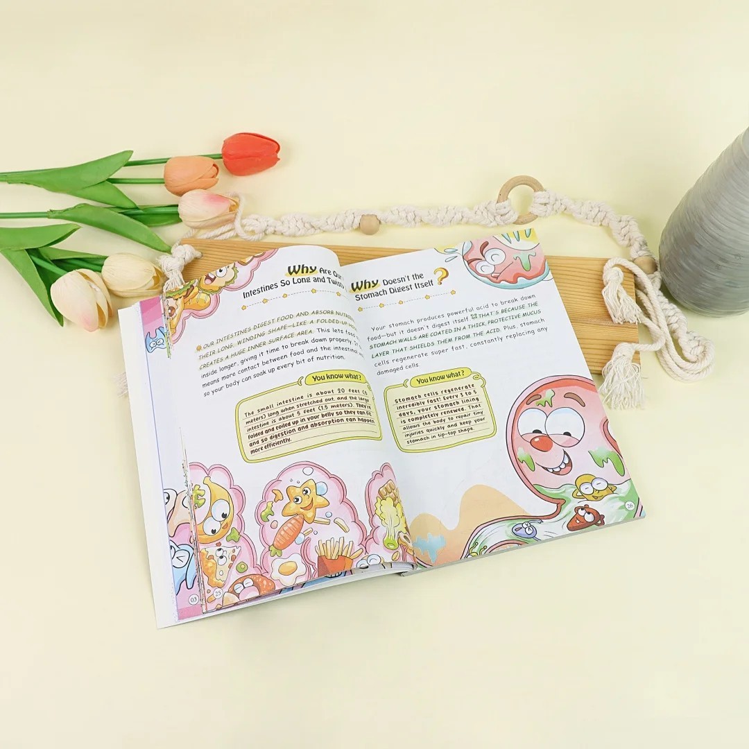 100000 Whys Kids Science Book English STEM Learning Fun Cartoon Guide