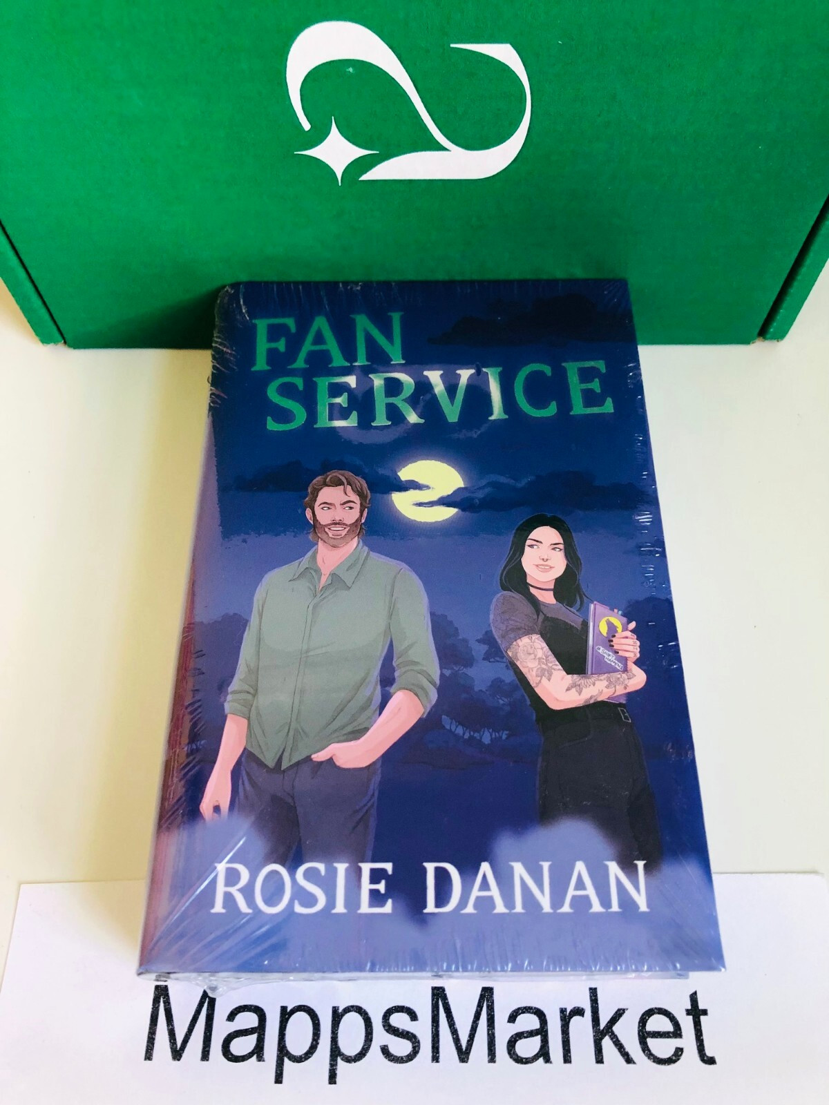 SIGNED Fan Service by Rosie Danan ILLUMICRATE AFTERLIGHT EXCLUSIVE HC Stenciled