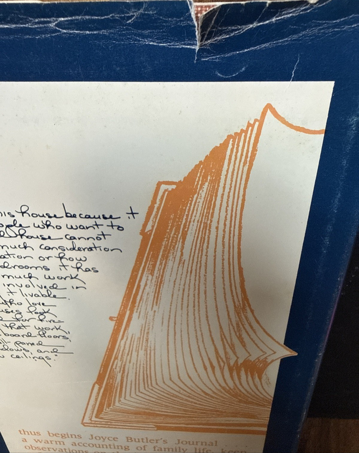 Pages from a Journal Joyce Butler SIGNED 1976 HC/DJ Maine Kennebunk Memoir
