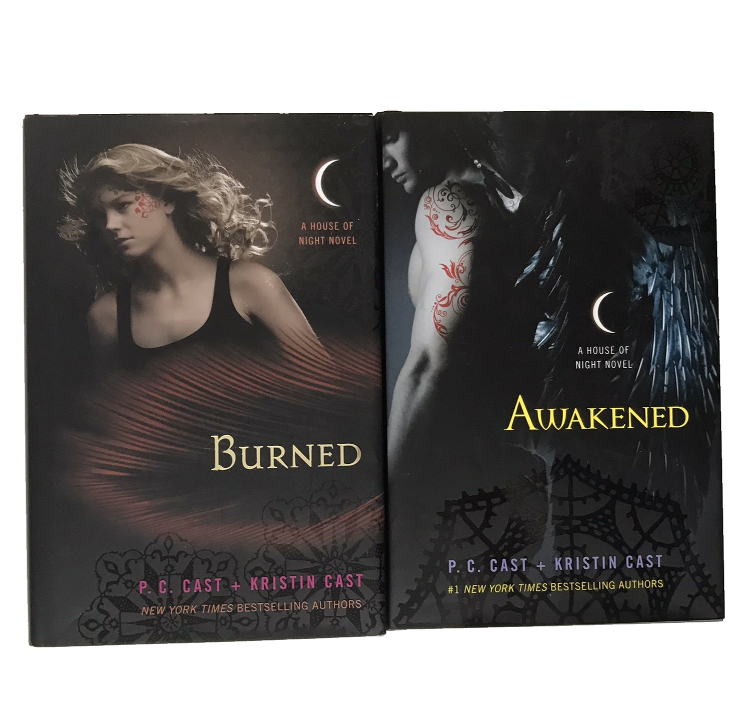 Lot 10 House of Night Vampire Book Series P.C. Cast #2 -11 (7 HC+3 PB) Very Good