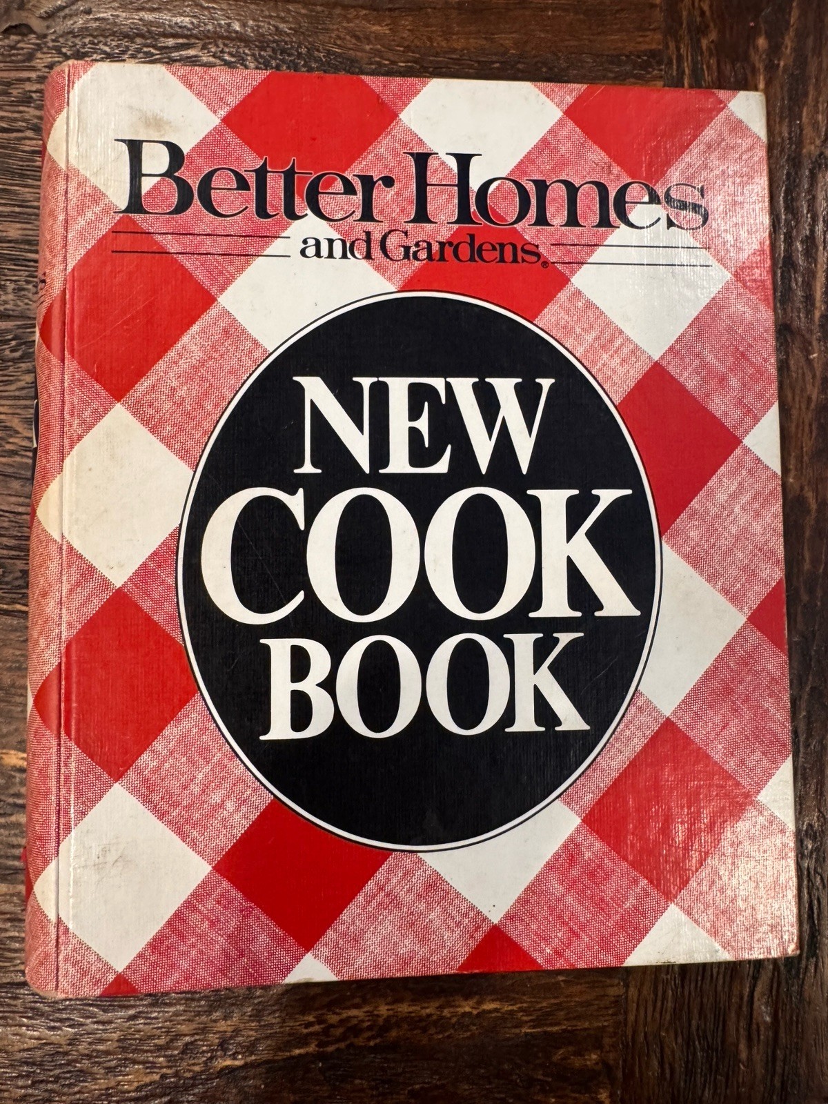 Vintage Better Homes and Gardens „New Cook Book“ Red Plaid Five-Ring Binder 1981