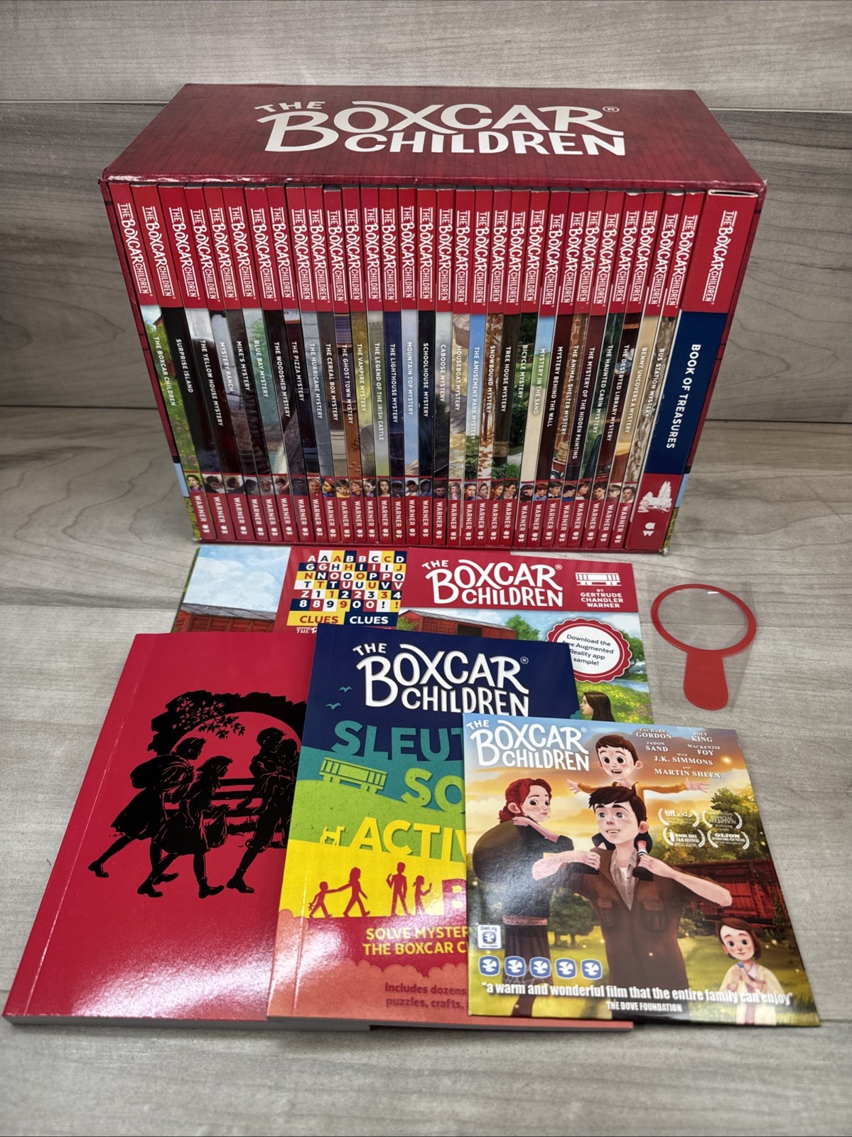 The Boxcar Children Favorites Collection Boxed Set 30 Book Journal Activity DVD