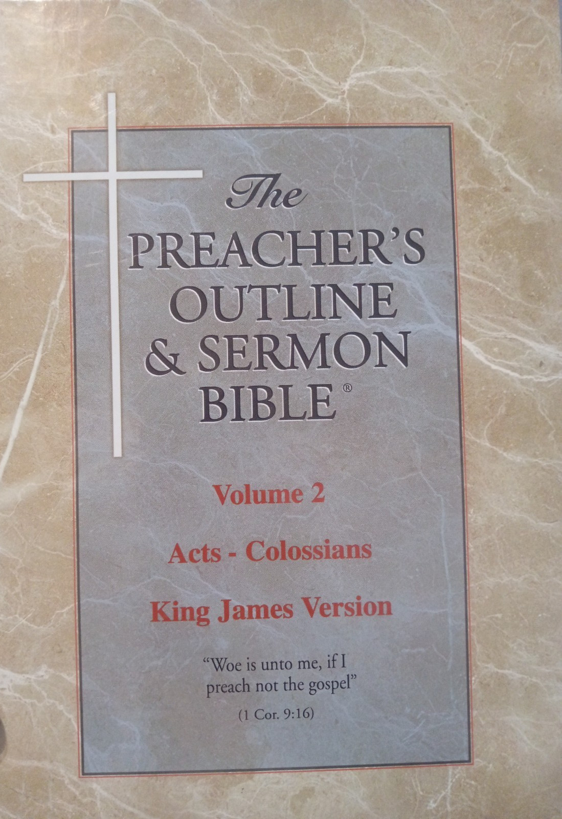 The Preacher’s Outline & Sermon Bible—KJV—-3 Volume Set—-NO SLIPCASE