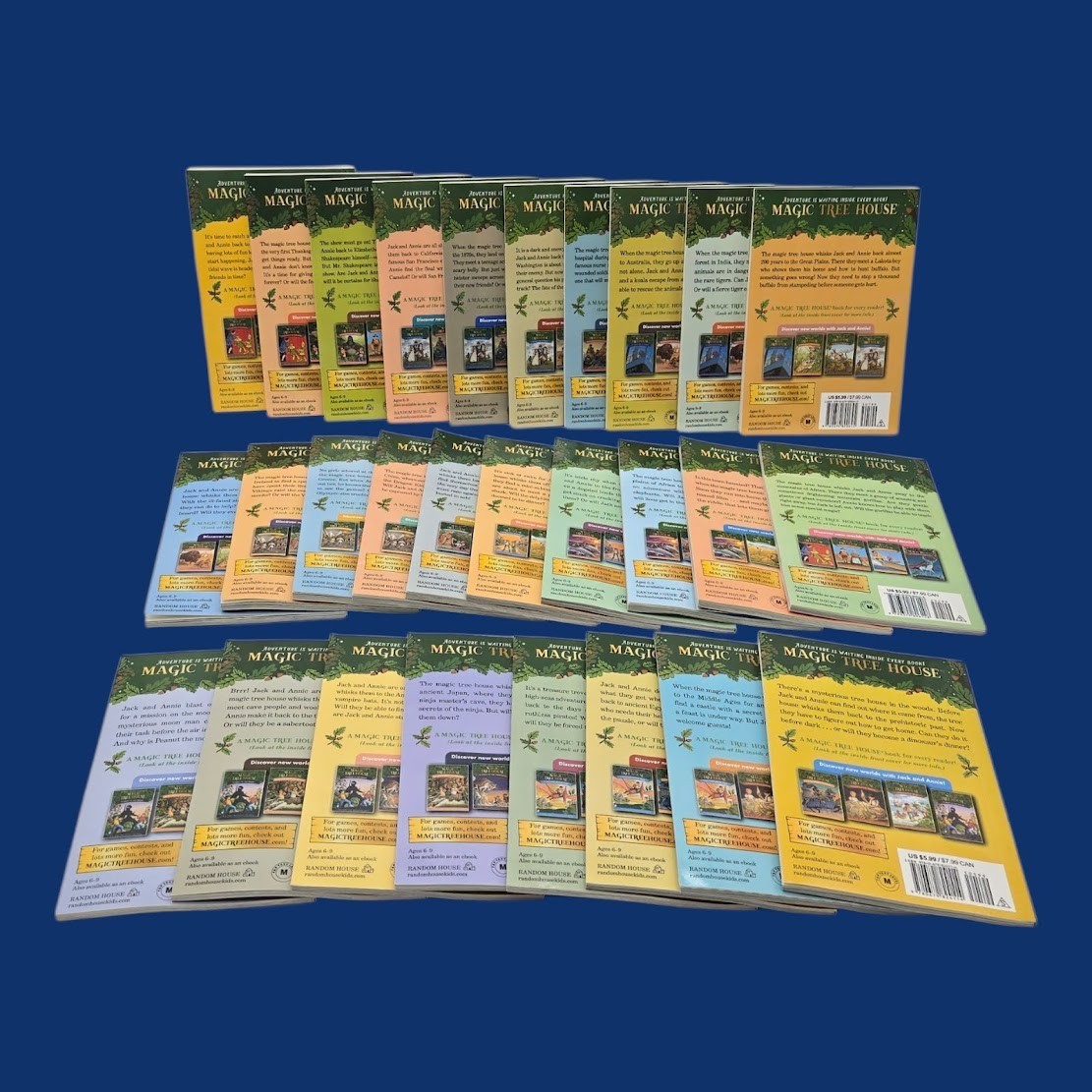 Set 6A: Magic Tree House A Library of Books 1-28 – Mary Pope Osborne Collection