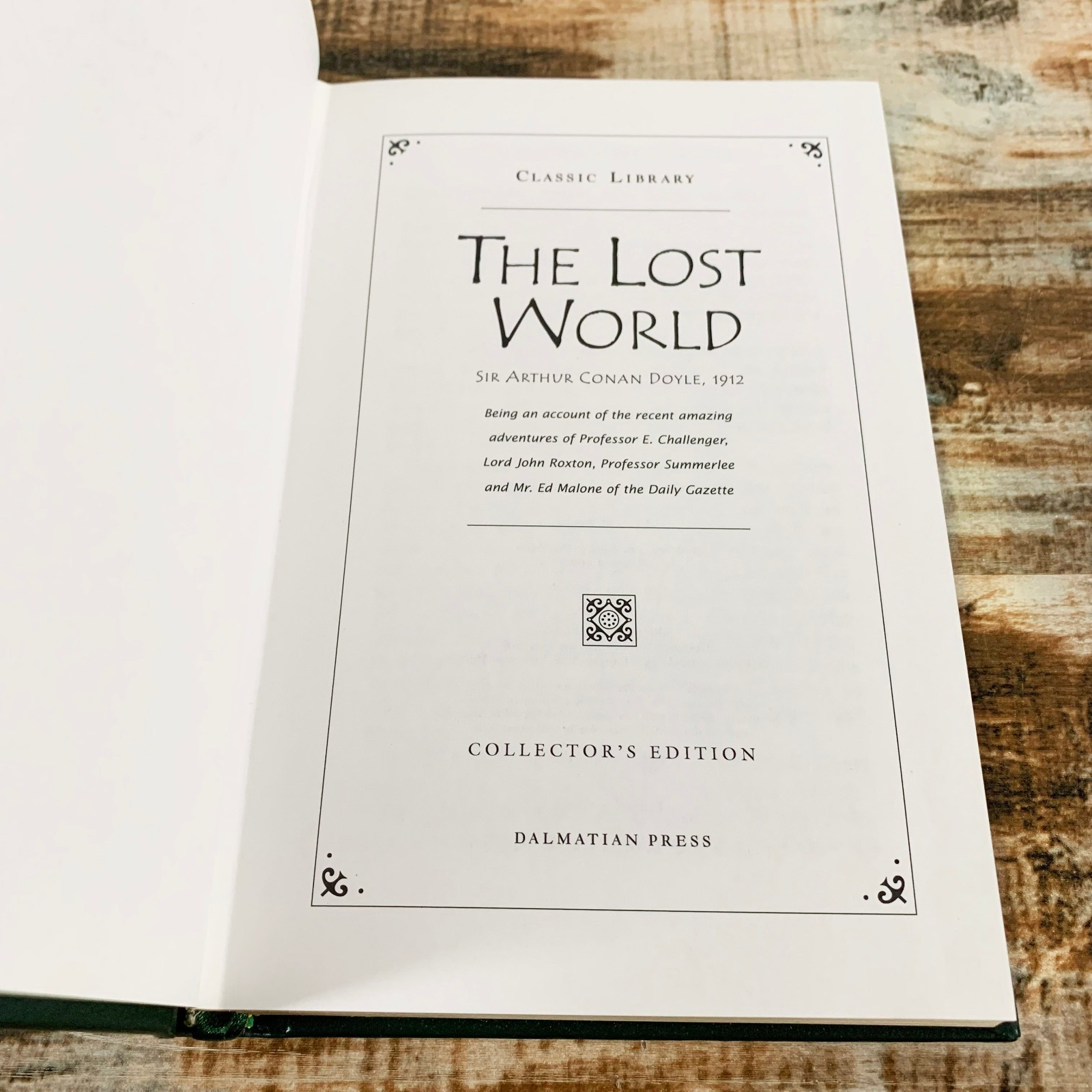 The Lost World by Sir Arthur Conan Doyle – Collector’s Edition, Dalmatian Press