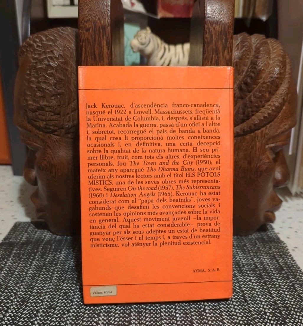 Jack Kerouac Personal Estate Copy The Dharma Bums Catalan Edition Stamped + COA