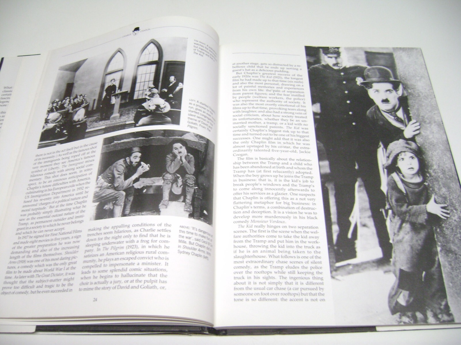 Huge 1995 Hardcover Book, CLASSIC MOVIE COMEDIANS, Packed with Photos, 176 pages