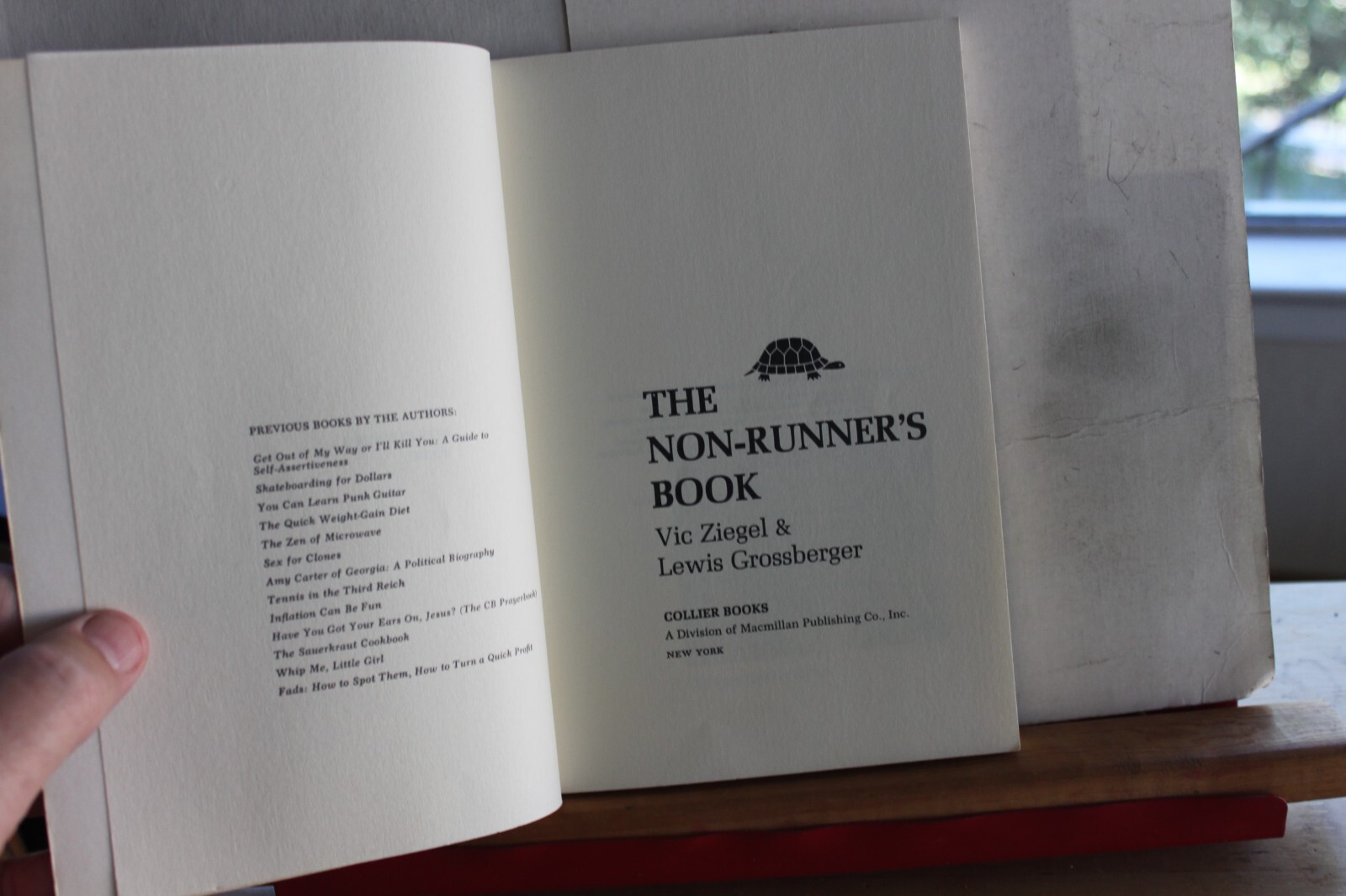 The Non-Runners Book by V Ziegel