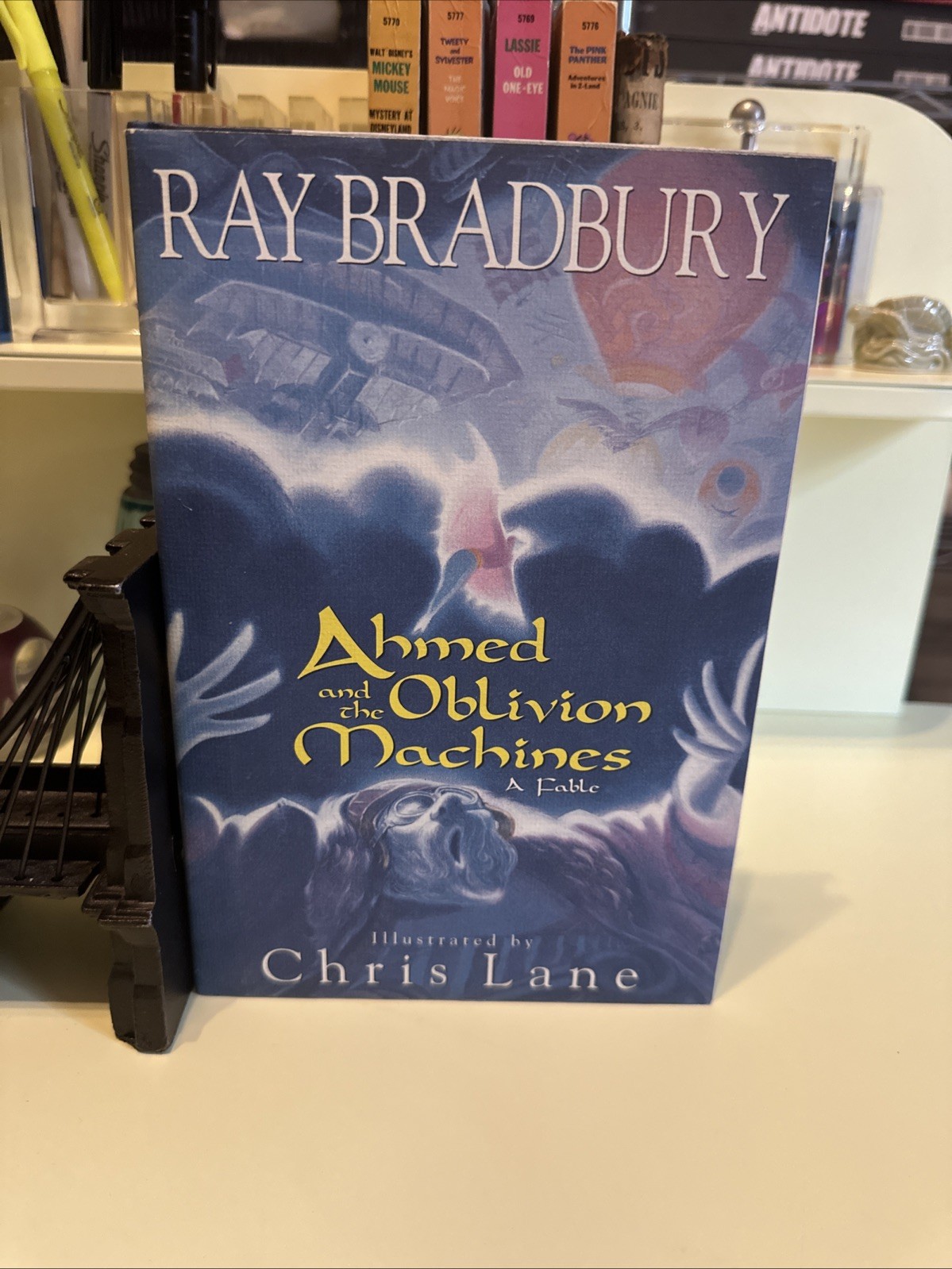1998 FIRST EDITION RAY BRADBURY AHMED AND THE OBLIVION MACHINES HC RARE BOOK S9