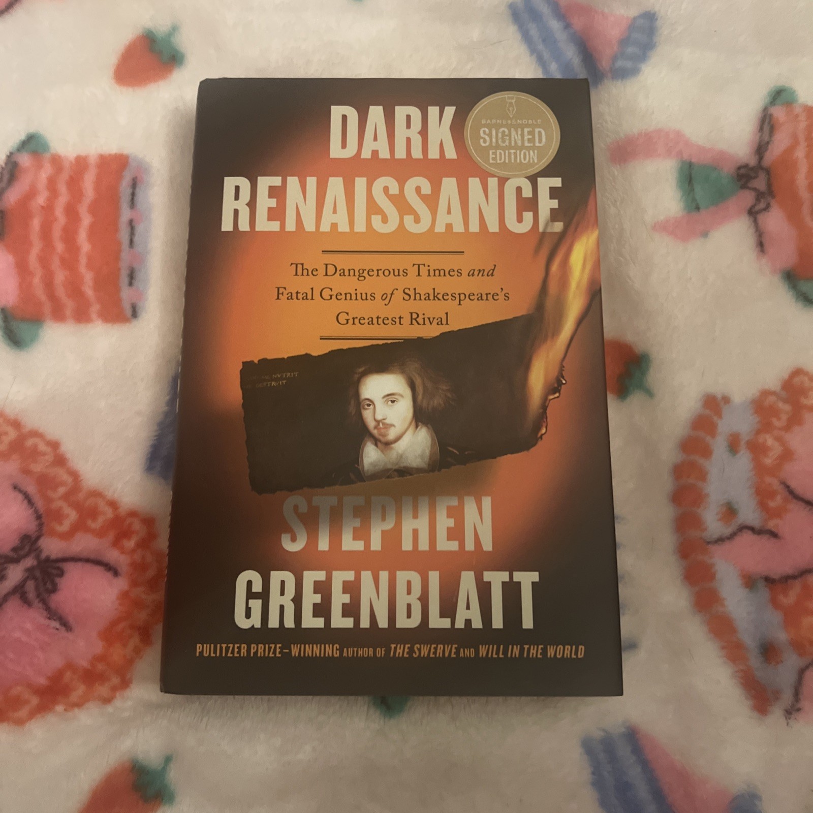 SIGNED! Dark Renaissance : The Dangerous Times Stephen Greenblatt 1st Ed